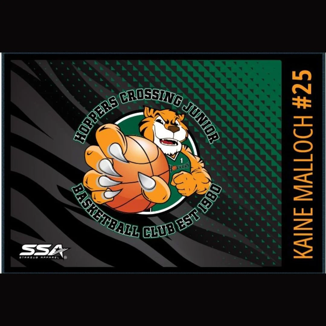 Tigers Personlised sweat towel 50mm X 40mm