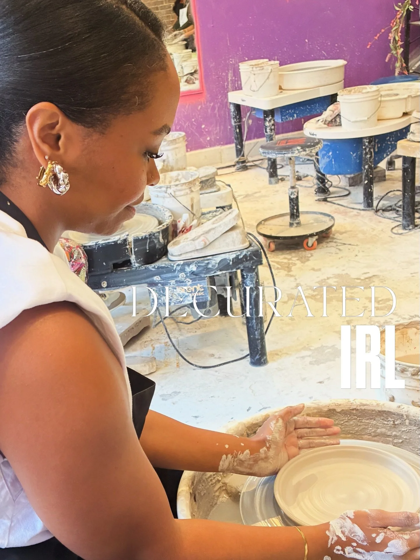 Decurated IRL // Clay &amp; Conversations 

A guided pottery workshop for creatives and design lovers in Tampa, FL.

We spent the afternoon @drip_ybor learning pottery wheel technique including the patience one must have to structure clay from blob t