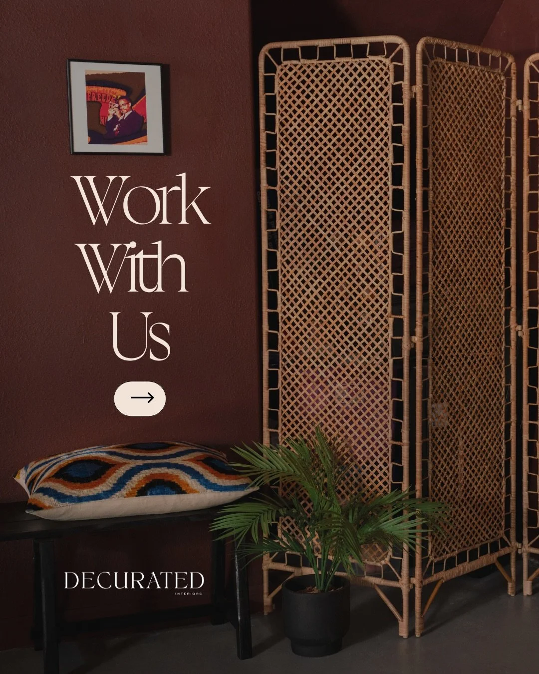 Hey, your home called 👀&hellip; it wants to look and feel more like you. 

It&rsquo;s missing your personality, your culture and your interests. You&rsquo;ve DIYed a bit, but you&rsquo;re stuck on how to bring the look together. 

Luckily, I have a 