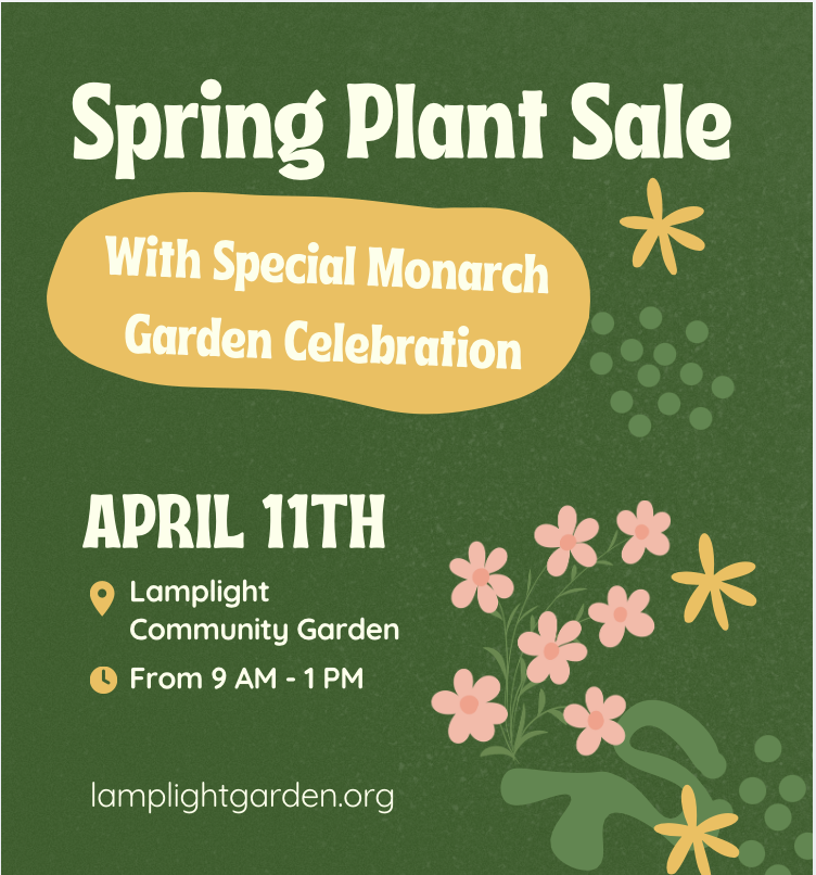 Spring Plant Sale and Monarch Garden Celebration