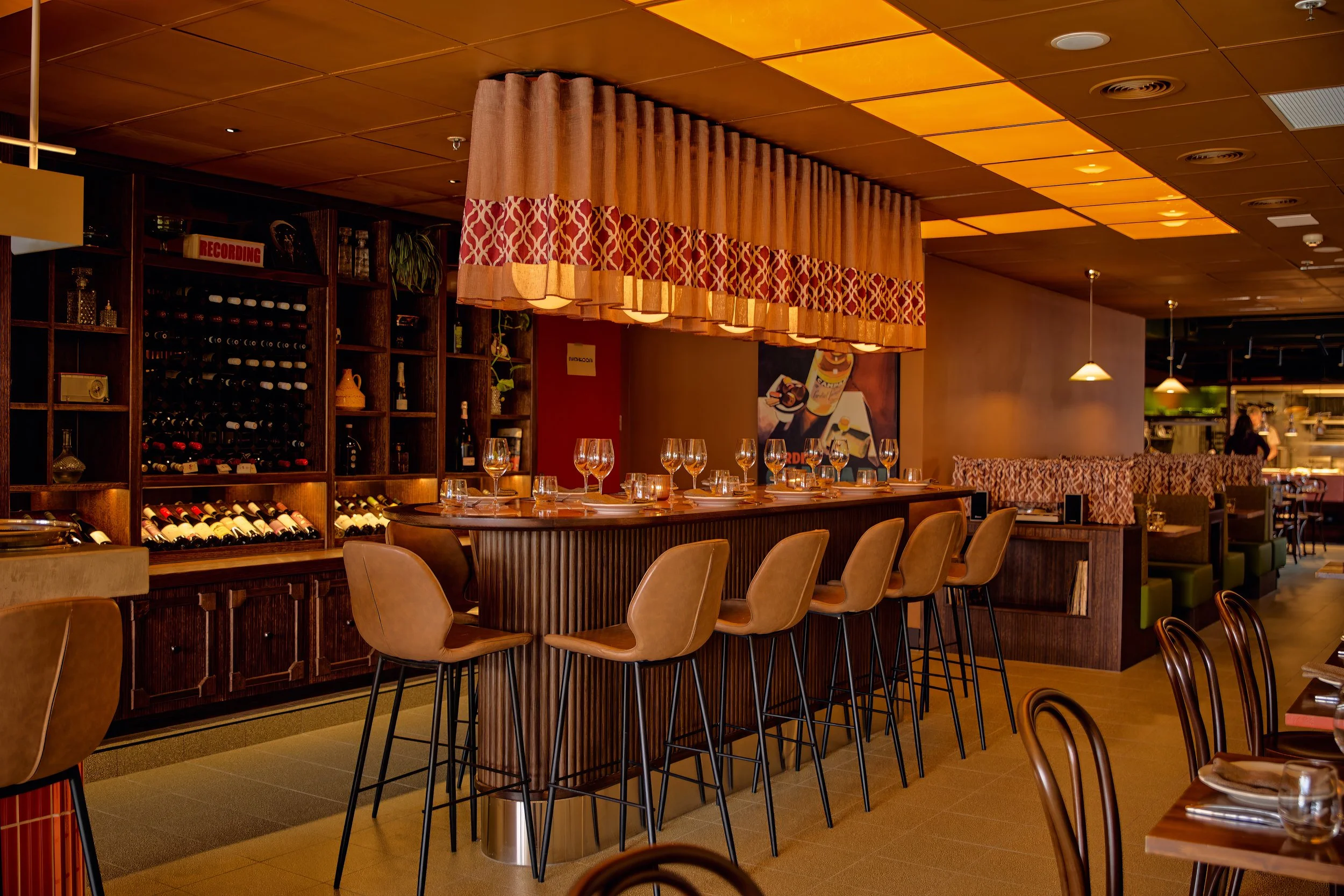 photo of wine bar area at mr vincenzo's, perfect for birthday groups