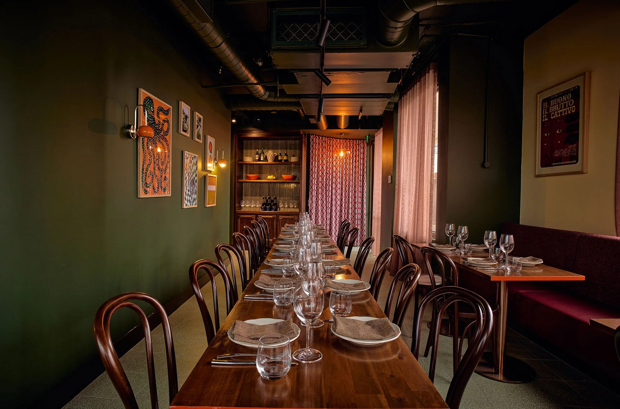 photo of private birthday dining room at mr vincenzo's, best restaurant for birthdays