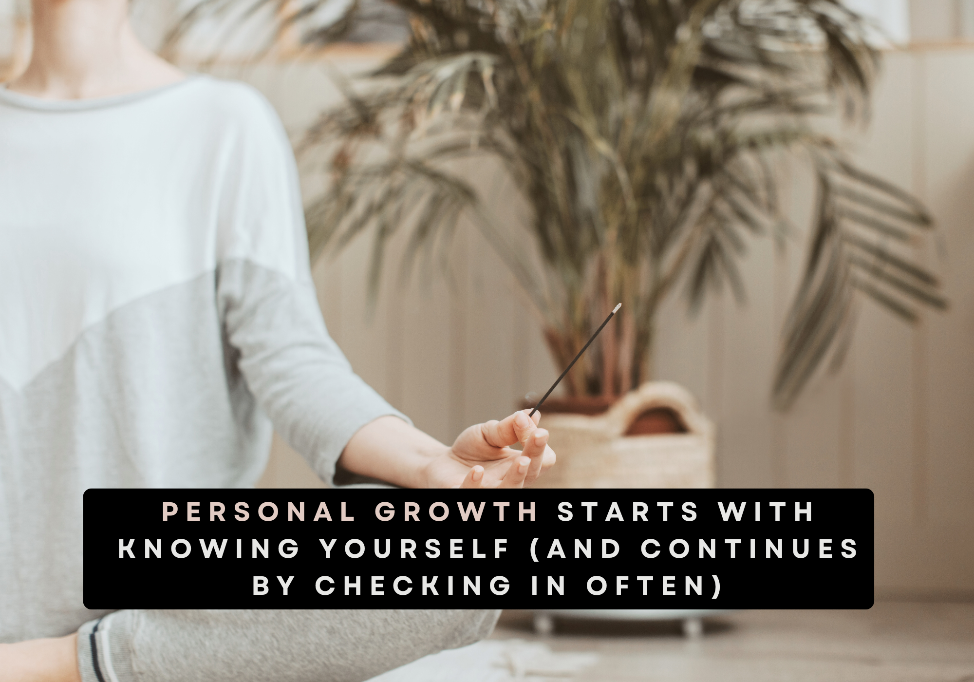 Personal Growth starts with knowing Yourself (and continues by checking in often)