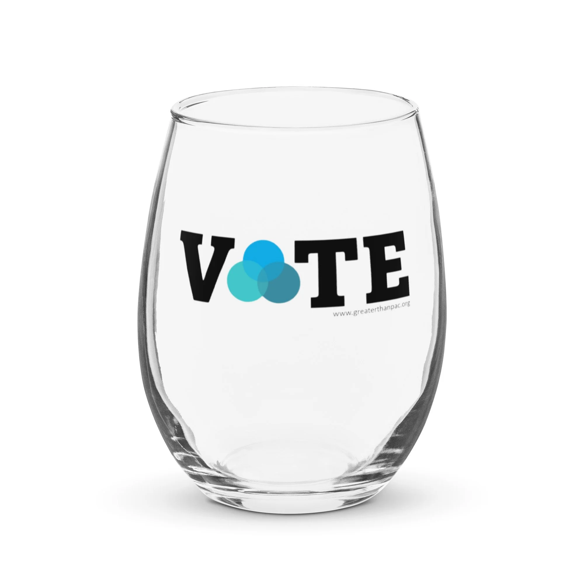 Greater Than VOTE Stemless Wine Glass