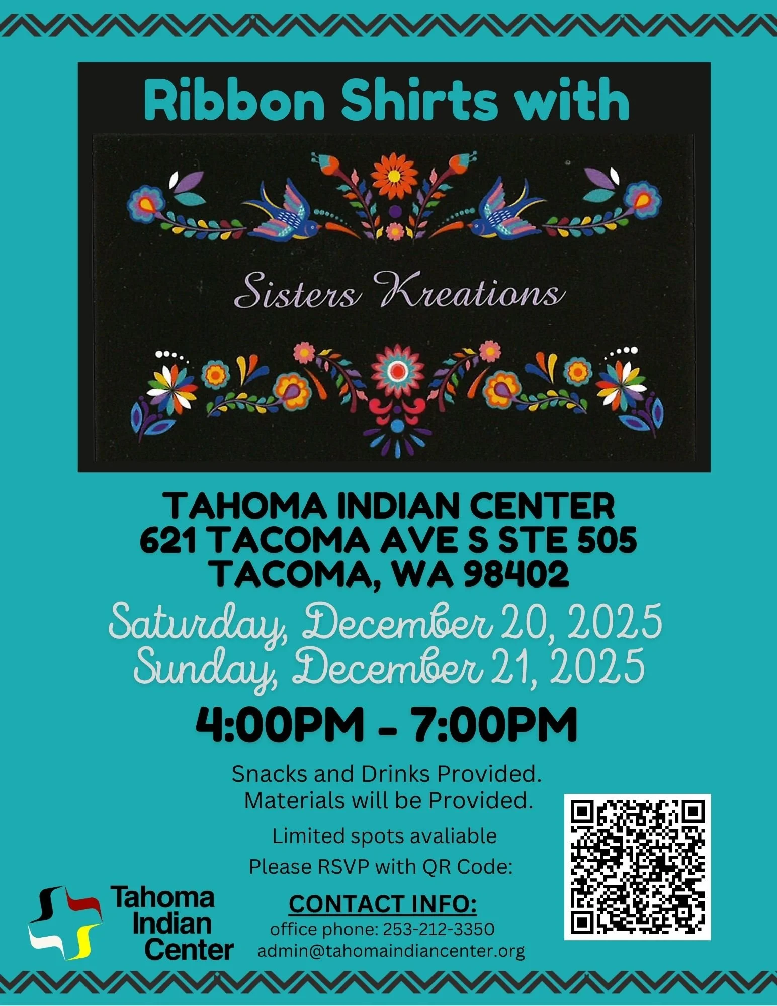 2-Day Ribbon Shirt + Skirt making class with Sisters Kreations