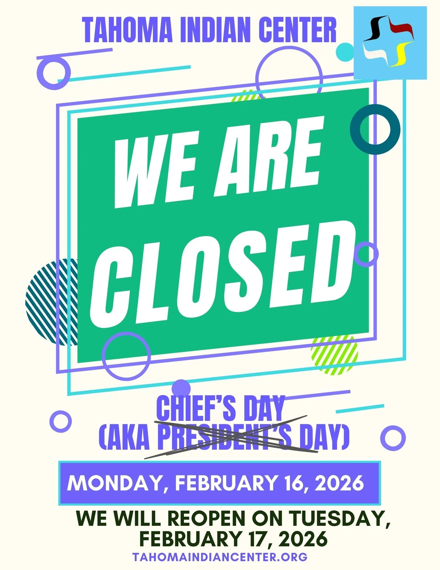 Chief's Day Closure