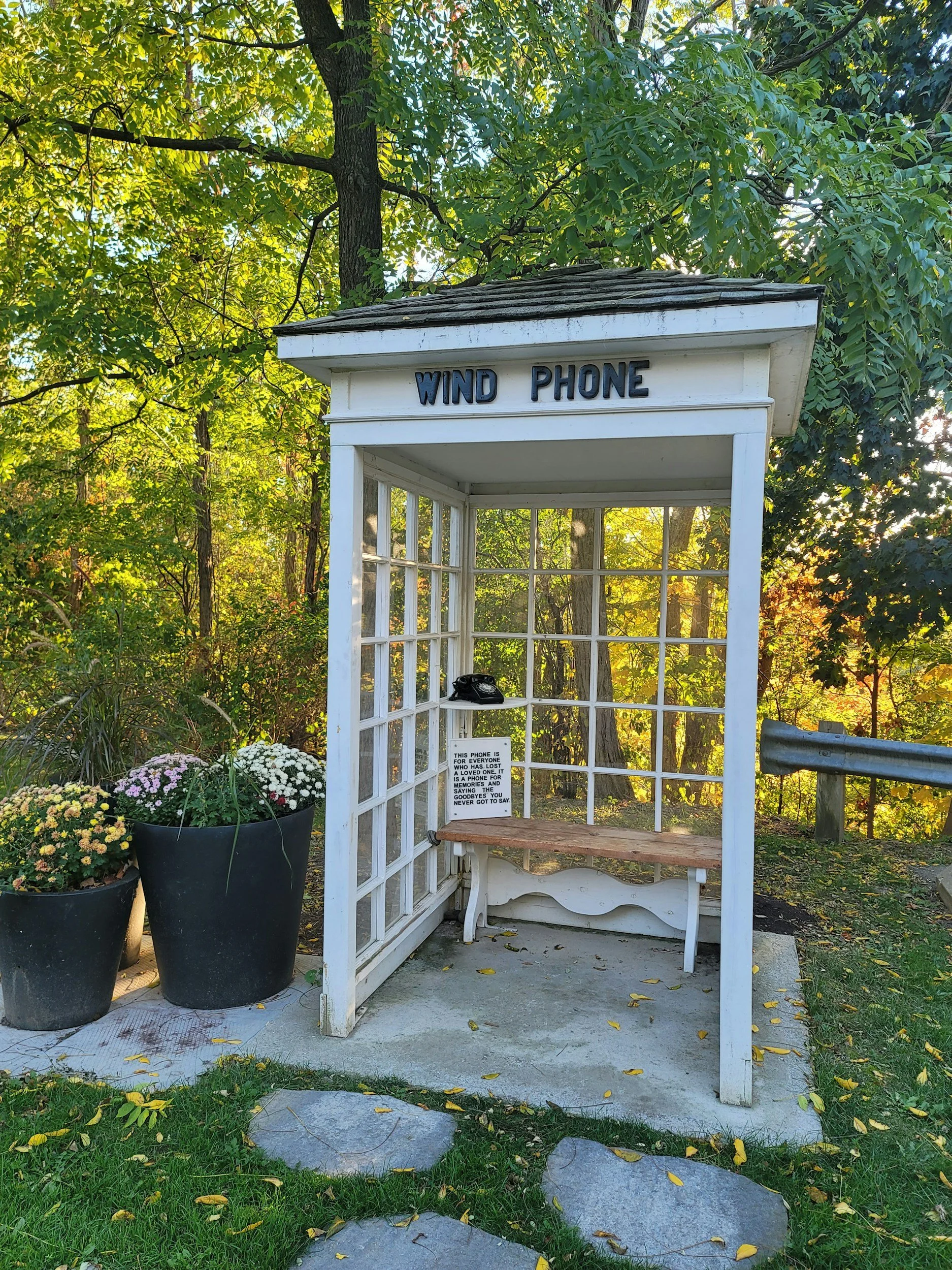 phone booth for grief