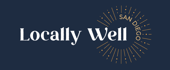 logo of san diego company Locally Well