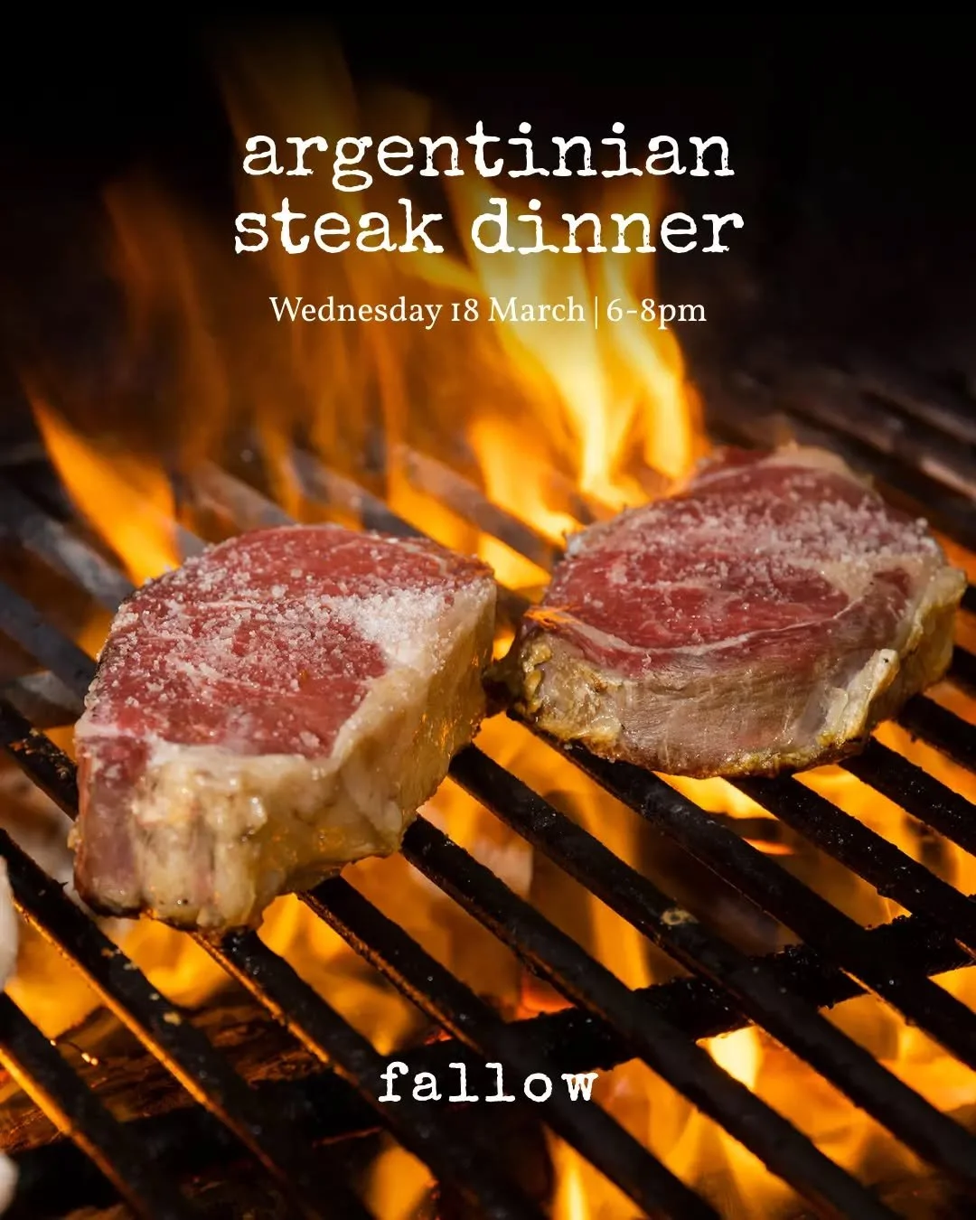 Argentinian Steak Dinner 🥩🍷

We&rsquo;re bringing the passion of Argentina to the grill with a four course dinner inspired by the country&rsquo;s legendary asado tradition.

An evening built around premium cuts cooked over open flame, honouring tim
