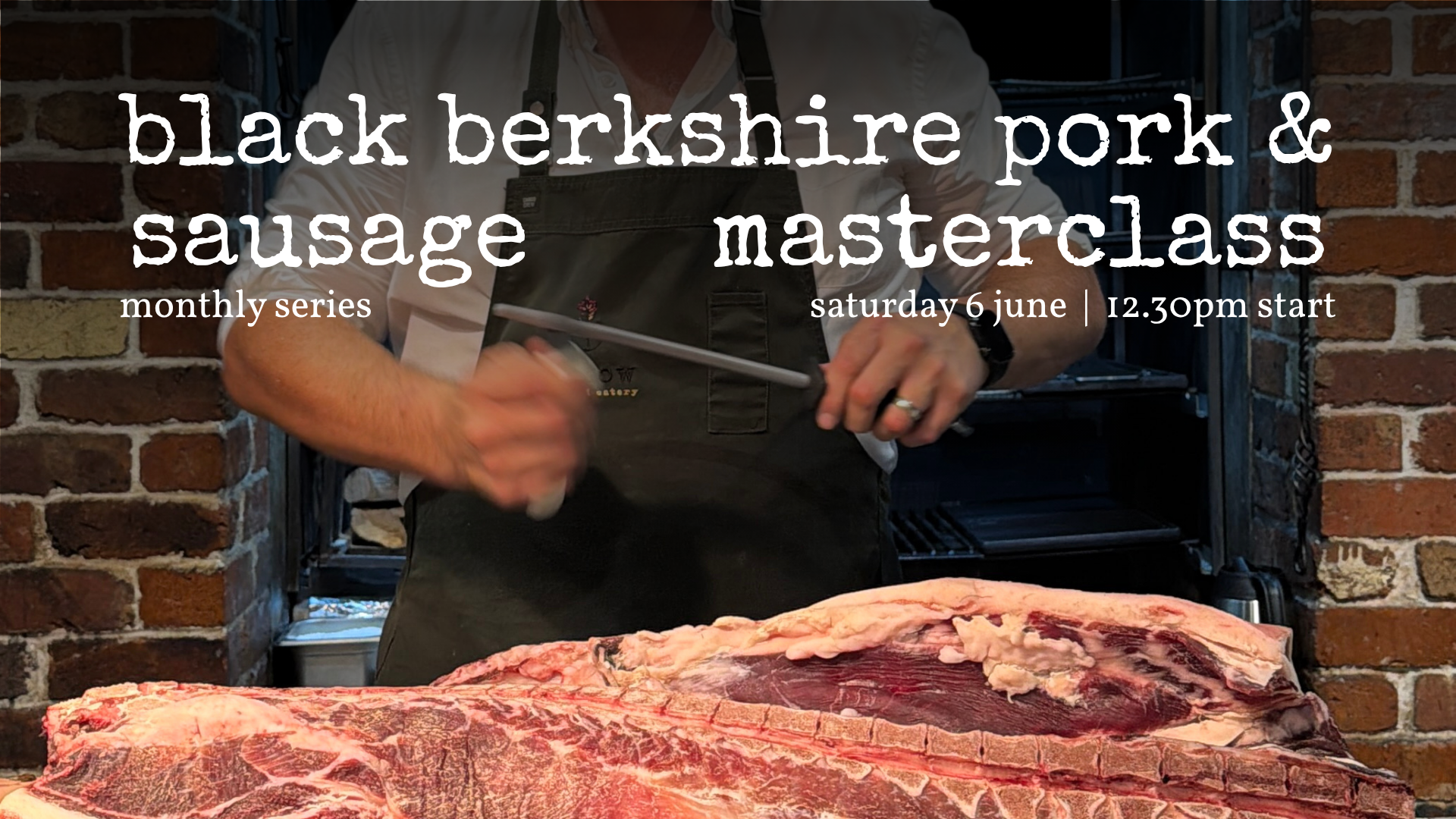 black berkshire pork masterclass