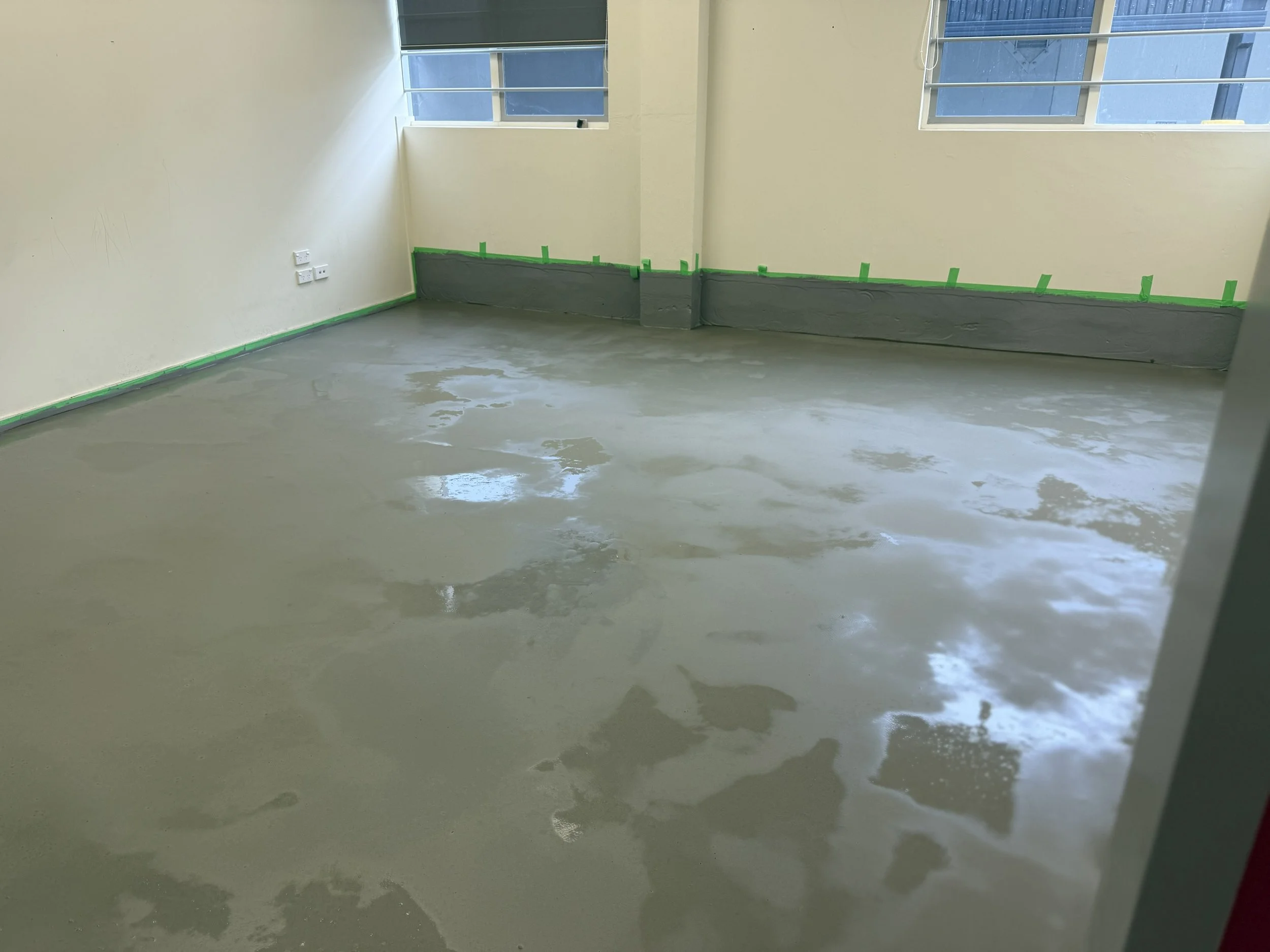 Drying Self Leveler 3