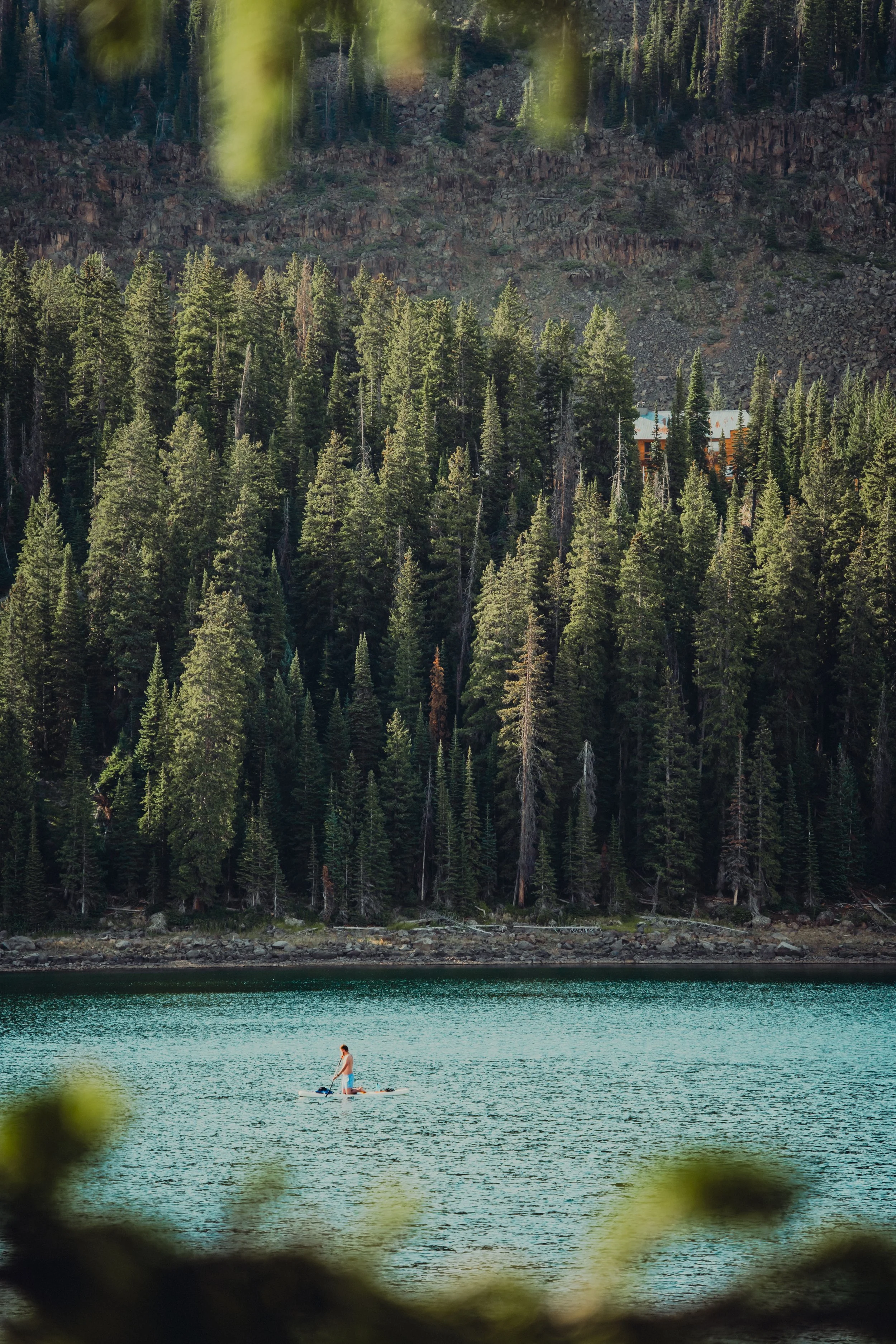 paddleboarding grand mesa lake.jpg