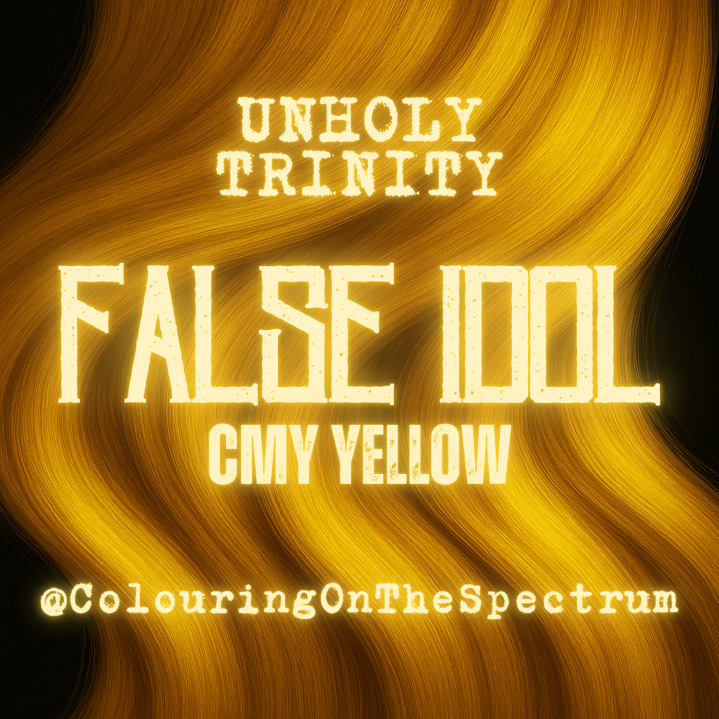 FALSE IDOL (the perfect cmy yellow) X @ColouringOnTheSpectrum