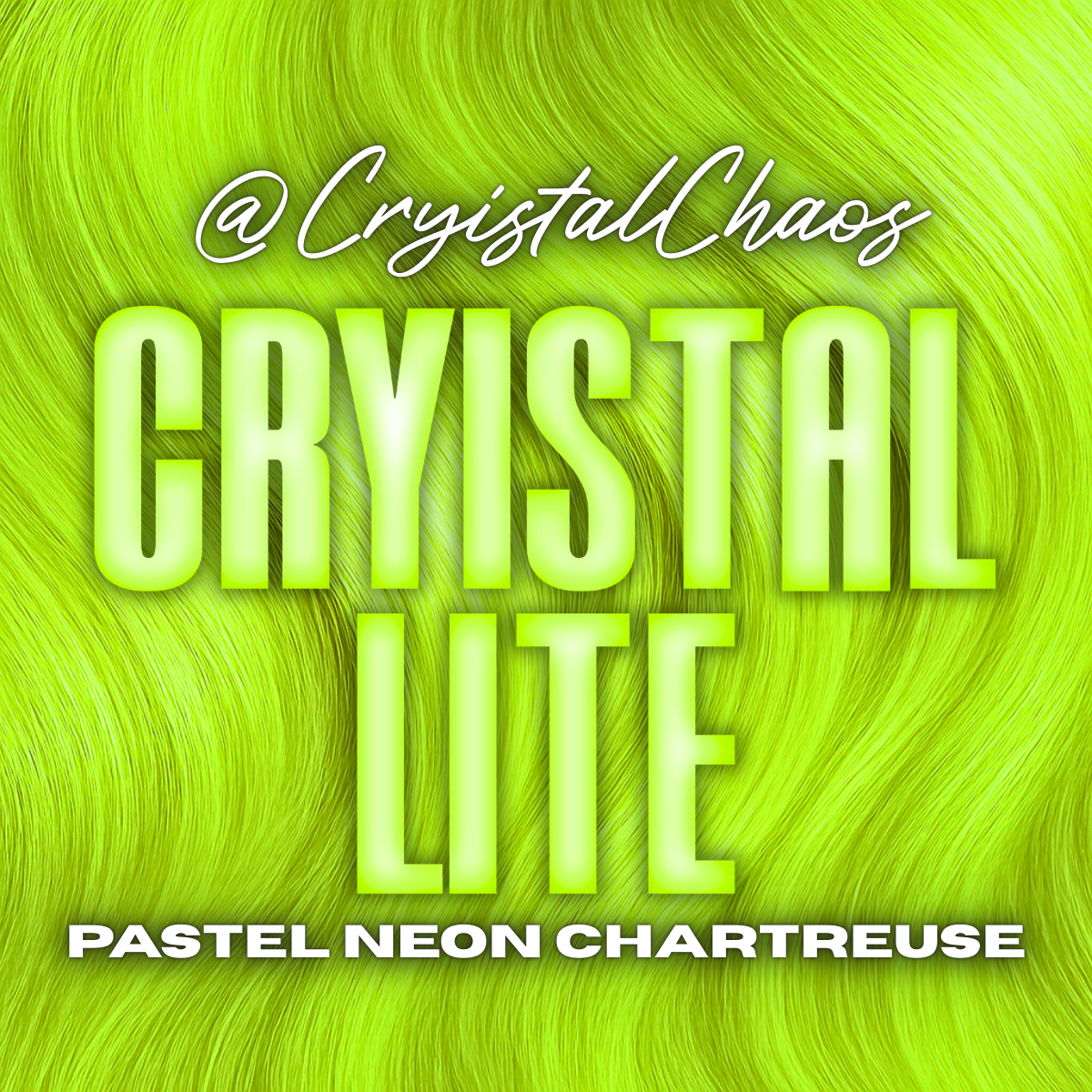 CRYISTAL LITE pastel neon chartreuse X @CryistalChaos