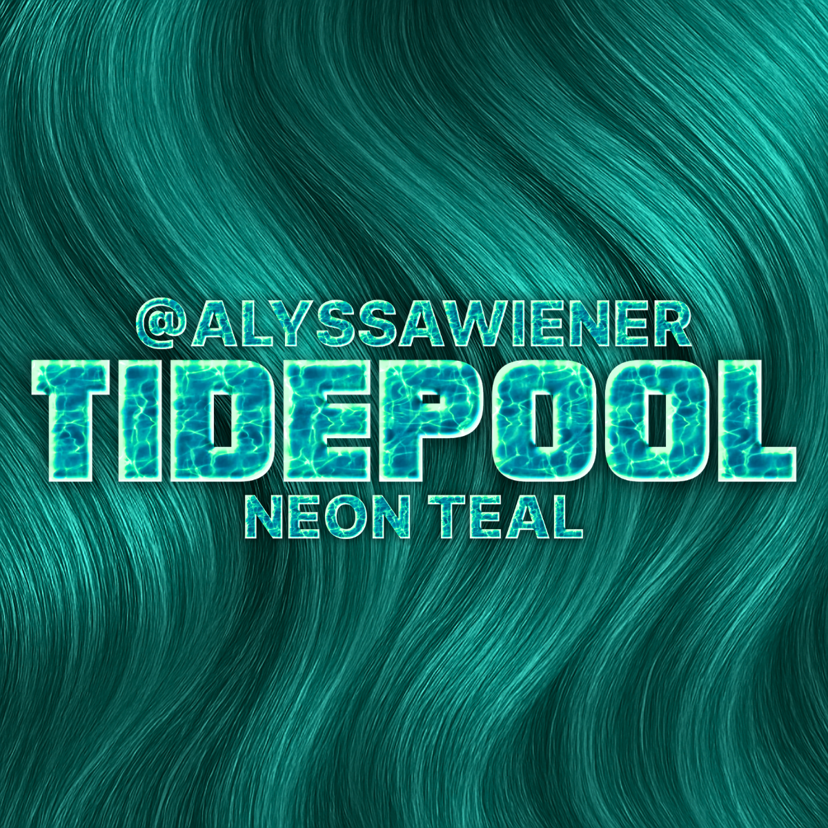 TIDEPOOL - neon teal X @AlyssaWiener