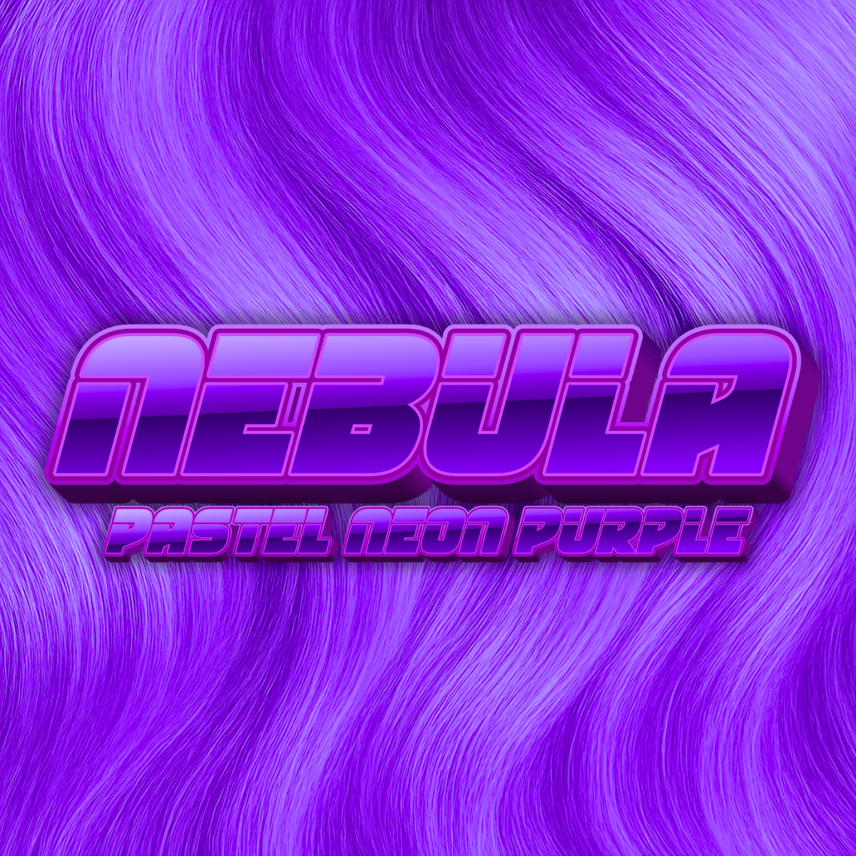 NEBULA - pastel neon lavender