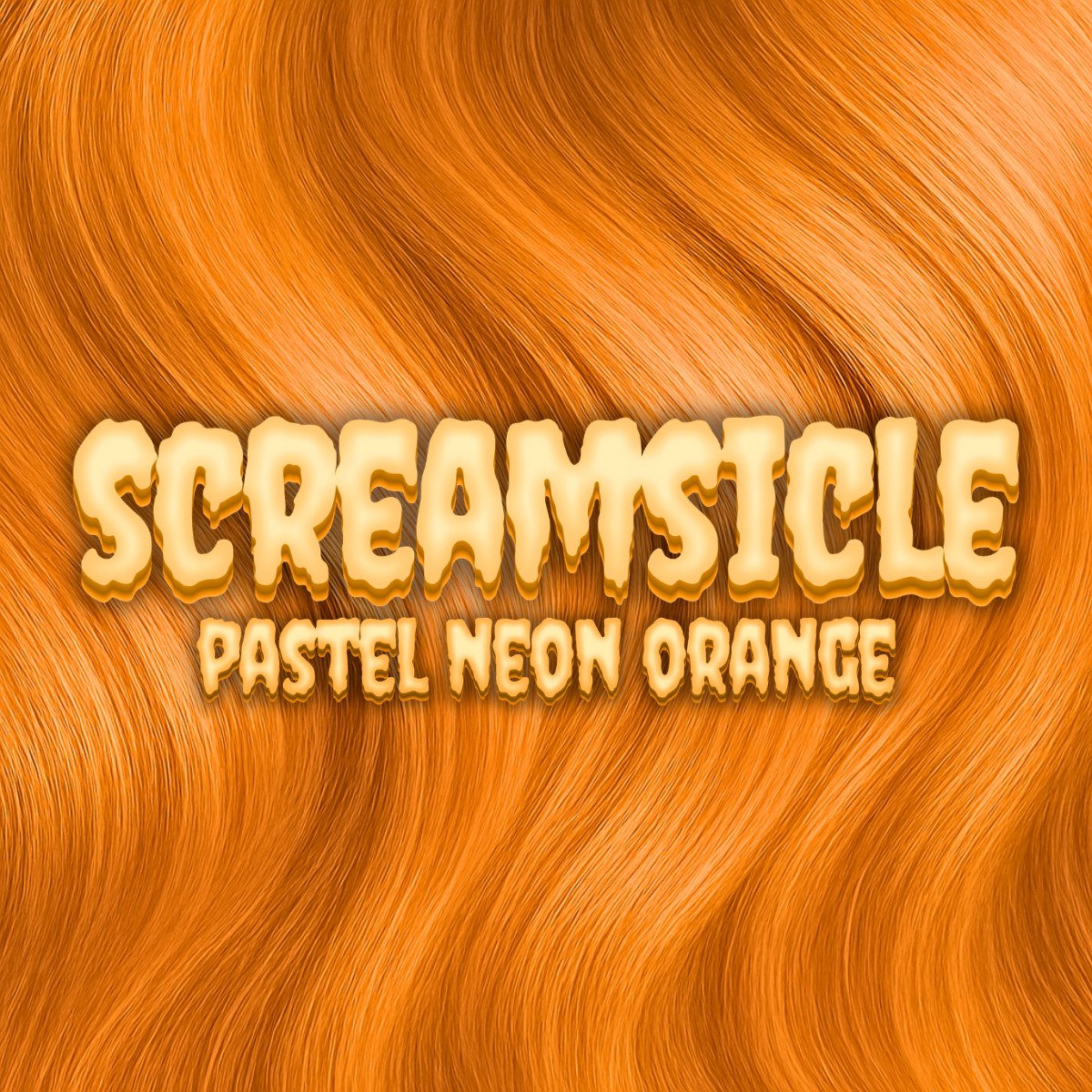 SCREAMSICLE - pastel neon orange