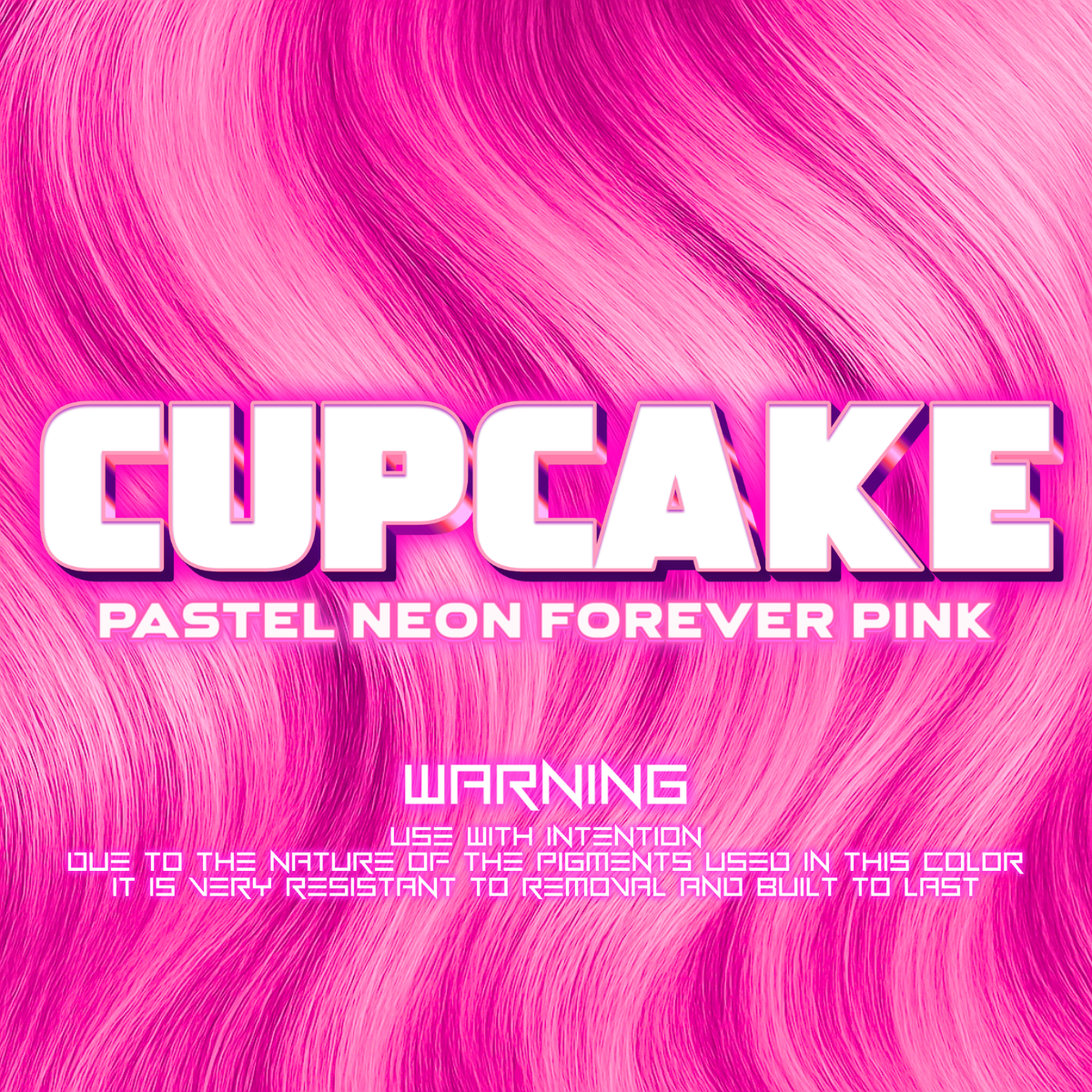 CUPCAKE - pastel neon forever pink