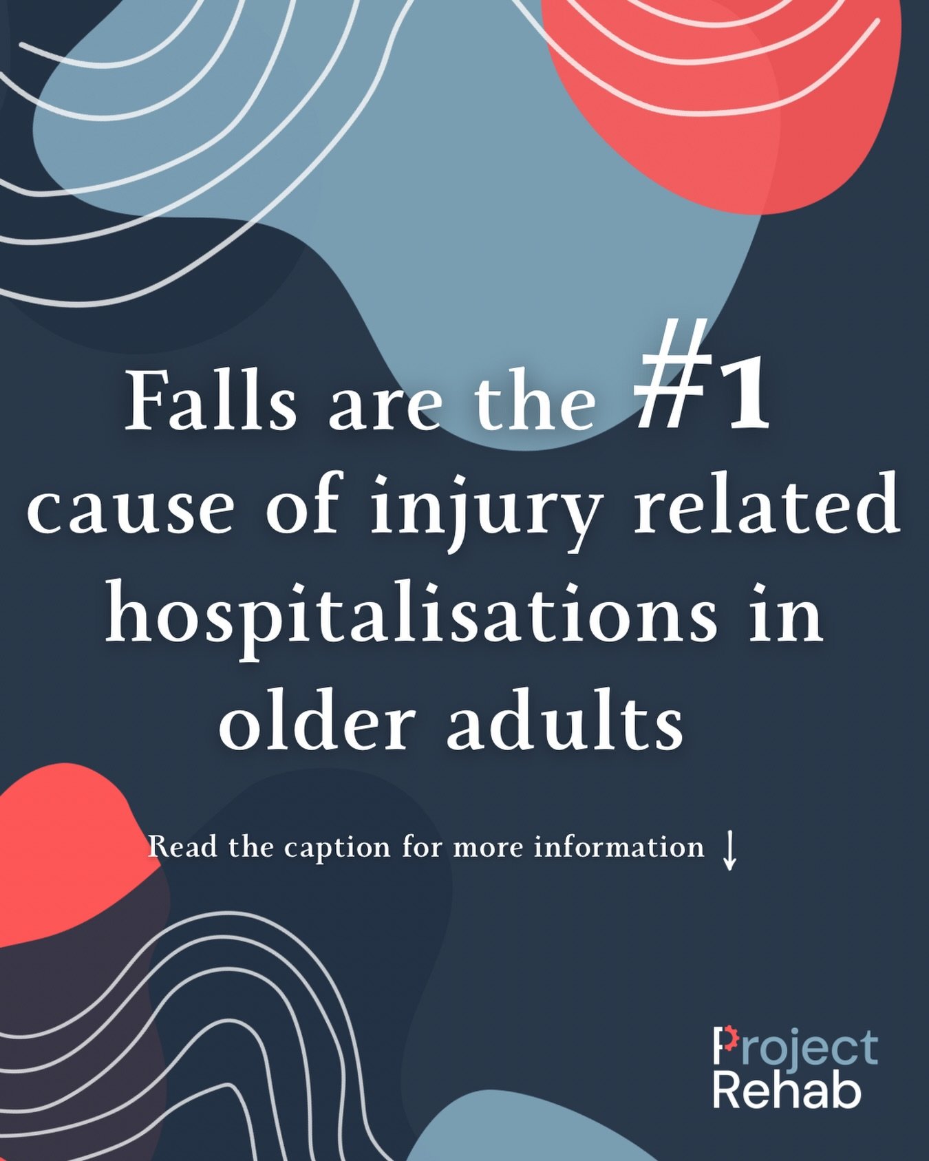 Falls are more than &ldquo;just a fall.&rdquo;
 In Australia, they are the leading cause of injury related hospitalisations for older adults.

And here is a statistic most people don&rsquo;t realise: 👉 If you fall once, your risk of falling again do