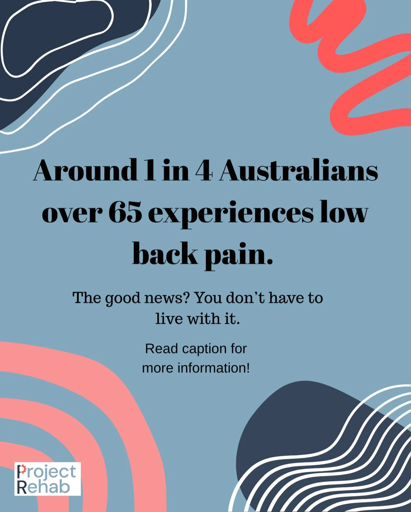 Low back pain is common as we age &mdash; with around one in four Australians over 65 experiencing it at some stage.

But common doesn&rsquo;t mean normal&hellip; and it doesn&rsquo;t mean you have to simply put up with it.

In most cases, low back p
