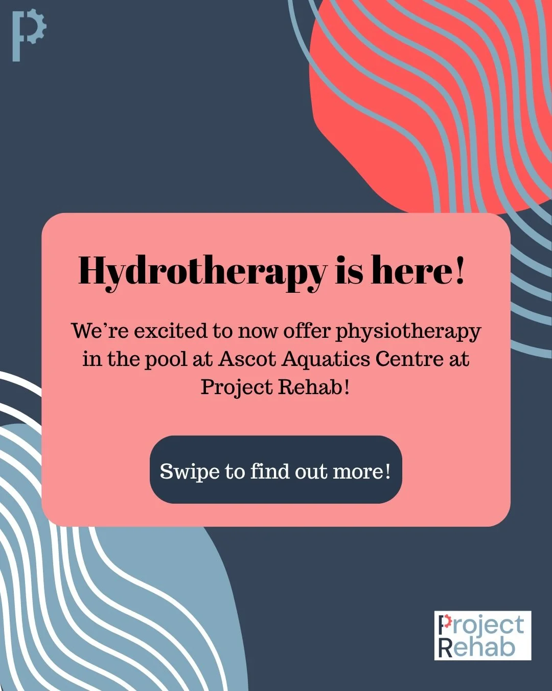 Hydrotherapy is officially here at Project Rehab 💧 

Exercising in the pool can be a great option if you&rsquo;re finding land-based rehab painful, difficult, or just not working for you. The water helps to reduce load through your joints while stil