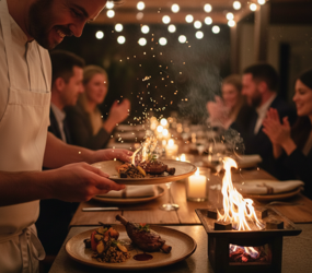 Launch of recurring community food programming.