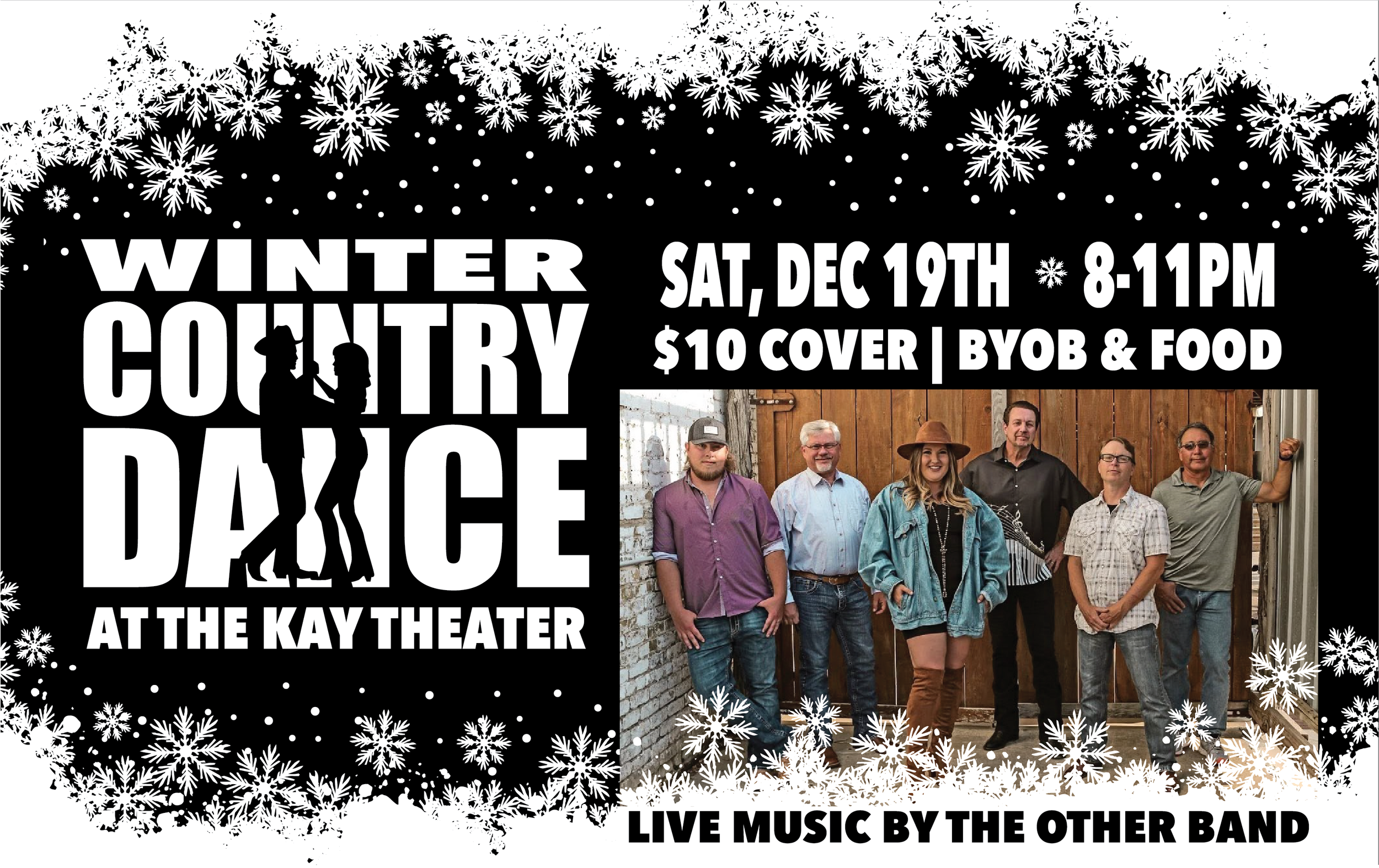 Winter Country Dance at The Kay with Live Music by THE OTHER BAND