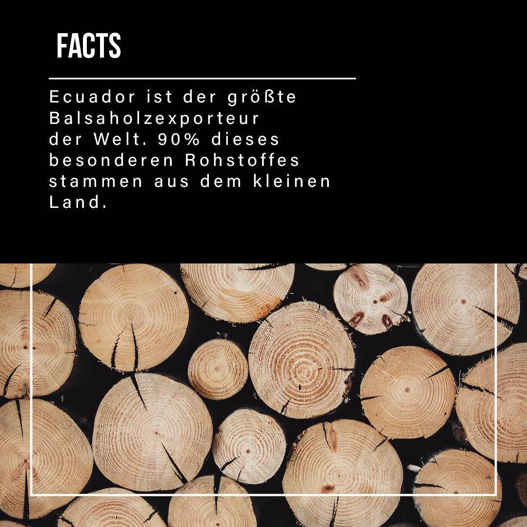Info-Post: 
Wusstet ihr das? 
&mdash;&mdash;&mdash;&mdash;&mdash;&mdash;&mdash;&mdash;&mdash;&mdash;&mdash;&mdash;&mdash;&mdash;&mdash;
Diese Woche geben wir euch einen kleinen &Uuml;berblick zum Thema Balsaholz. Ein wichtiger Rohstoff f&uuml;r Winde