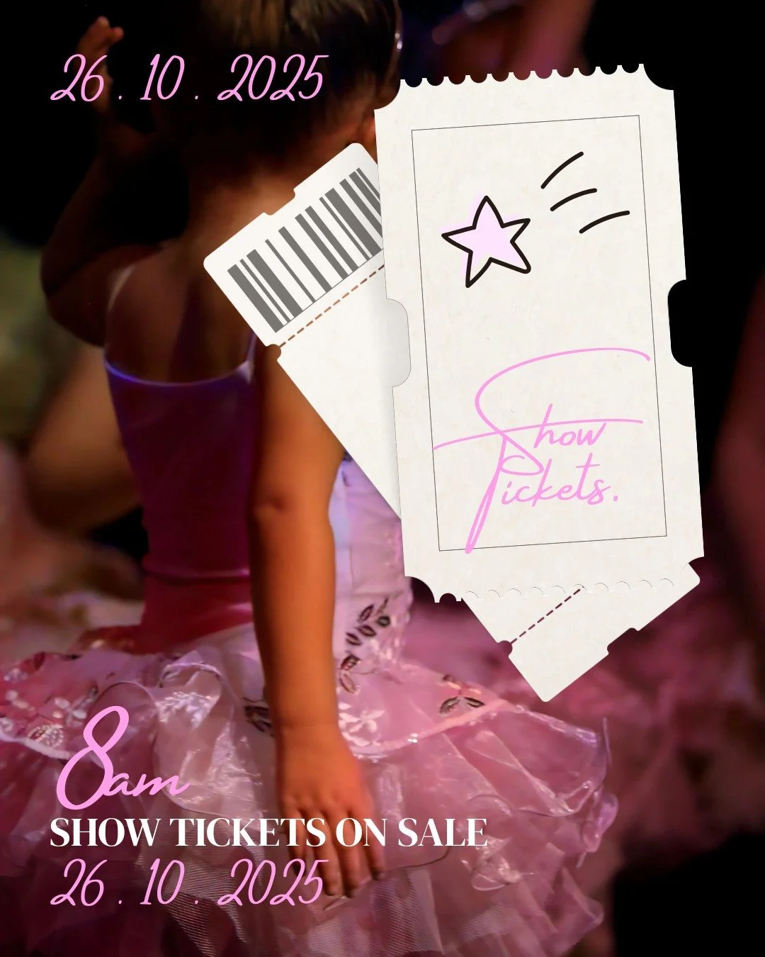 🌟 Fairytastic Stage Show 2025: Sparkle & Shine – Tickets On Sale Soon! 🧚‍♀️✨
Mark your calendars! 🗓 Tickets go on sale Sunday, October 26th at 8:00 AM sharp! Set your alarms and be ready to grab your preferred seat! But don’t