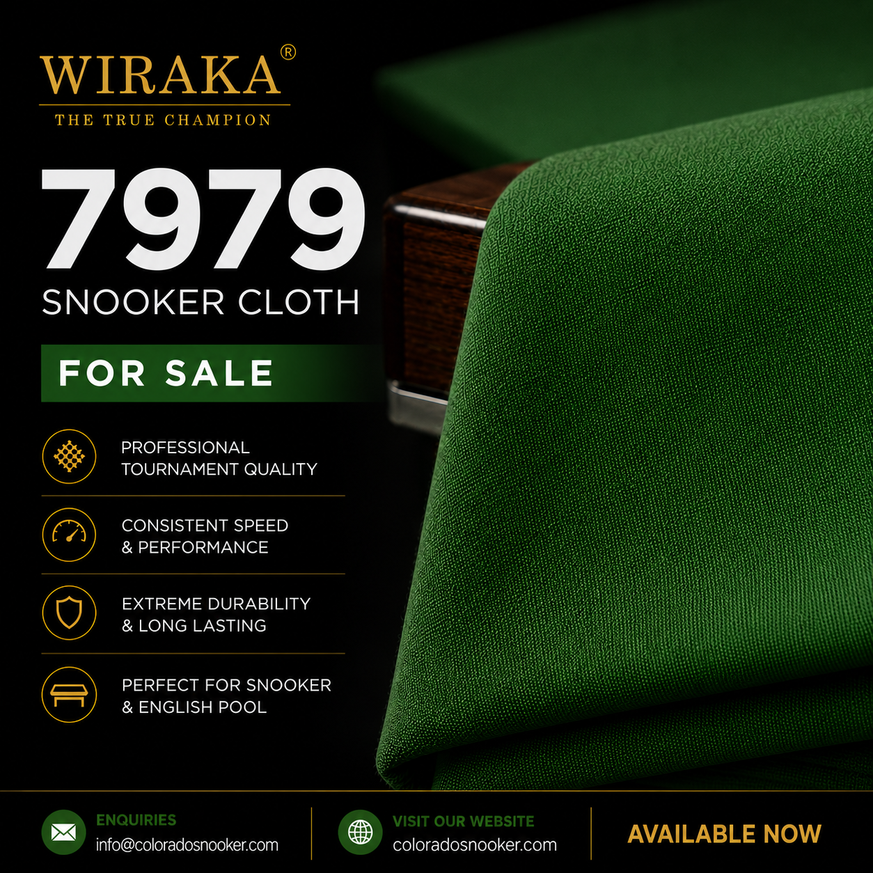 Wiraka 7979 Snooker Cloth
