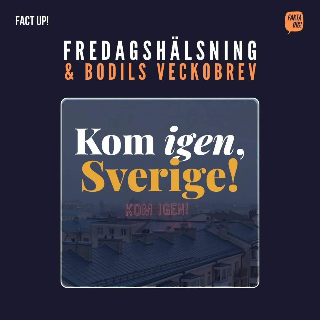 KOM IGEN, SVERIGE! - för allt vi fortfarande kan förändra tillsammans