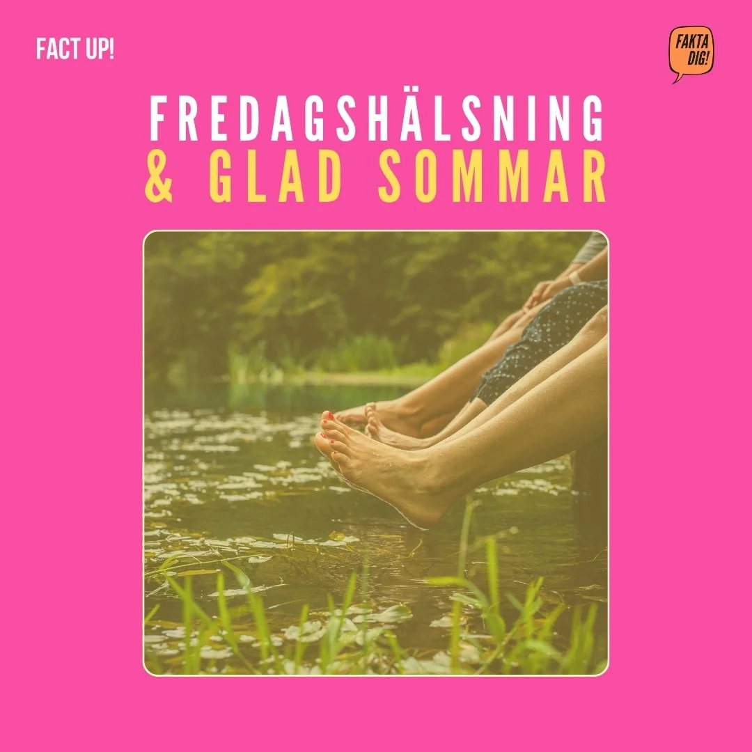 Sommarhälsning från vännerna på Fact up!