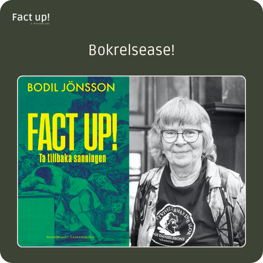 Fact up! Ta tillbaka sanningen en ny bok av Bodil Jönsson