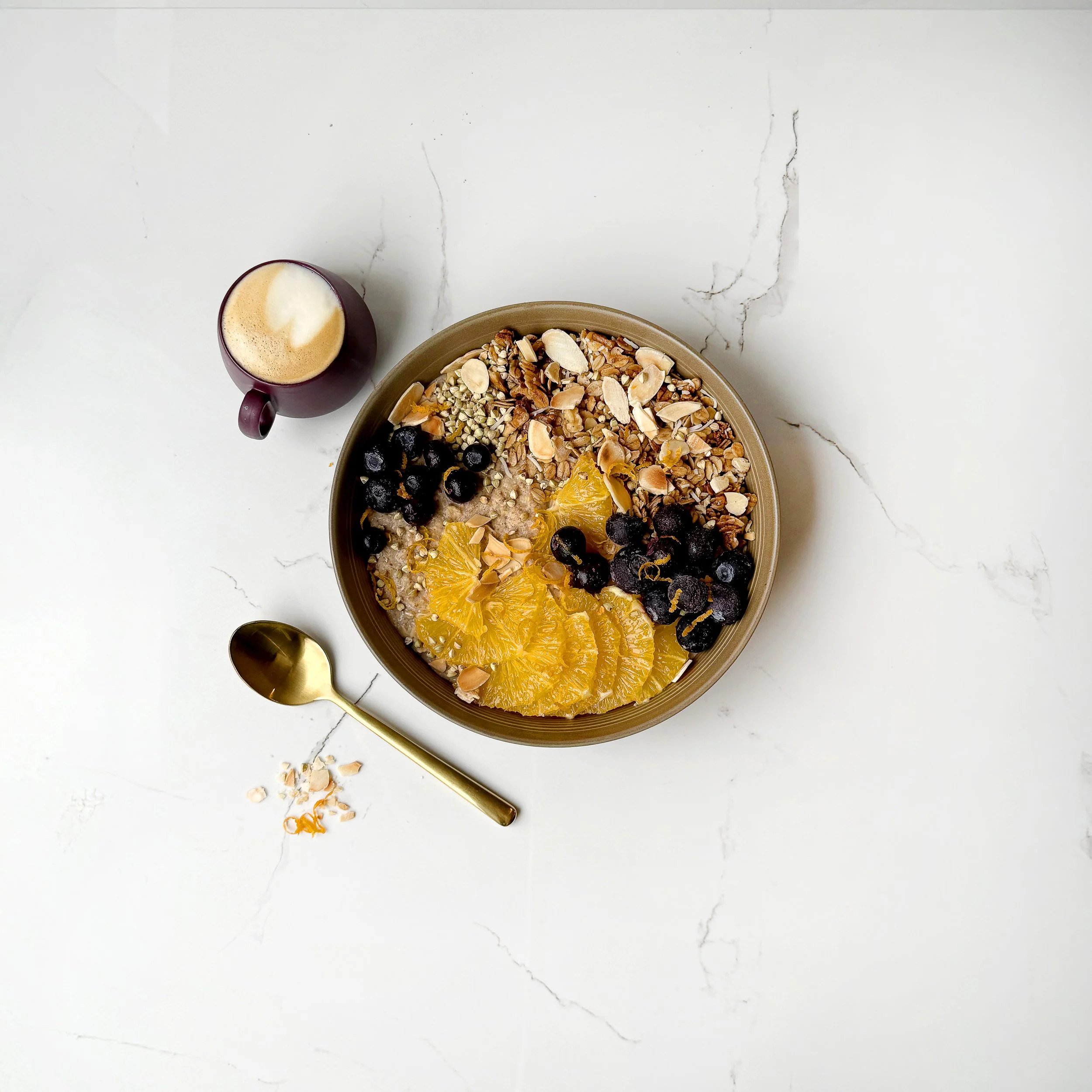 Oaty Orange and Blueberry Immune Bowl