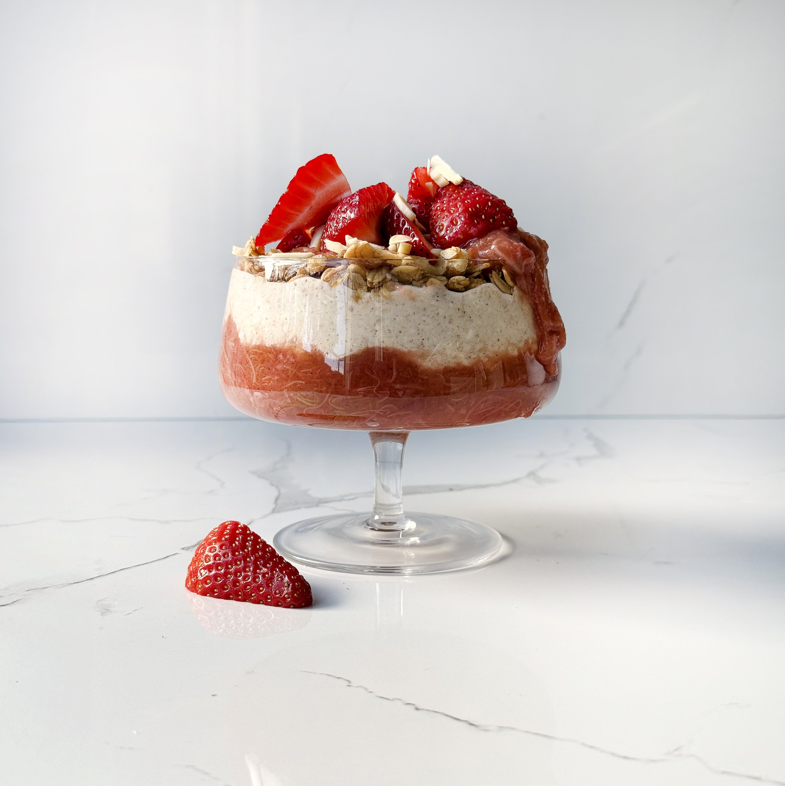 Rhubarb + Overnight Oats