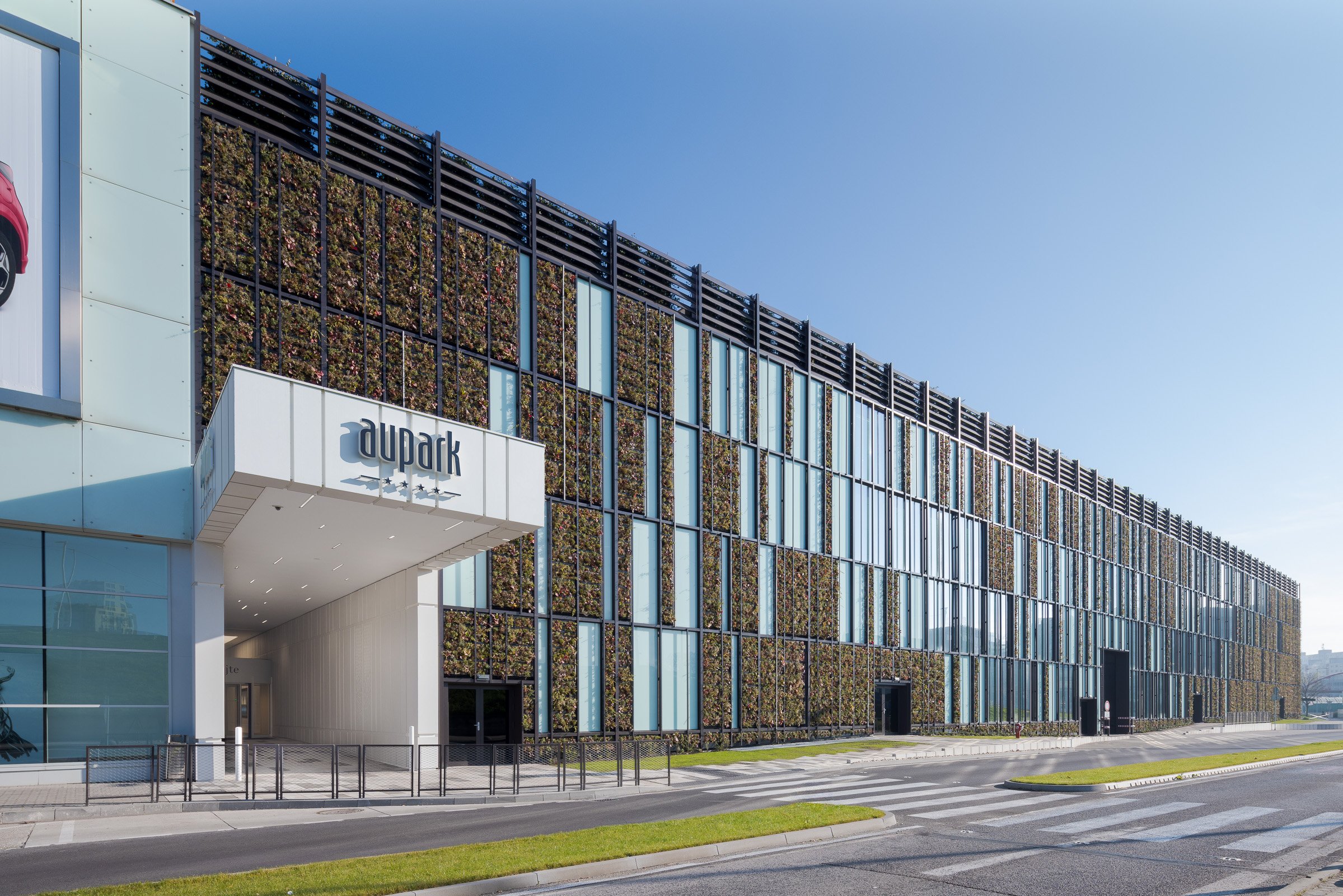 aupark green facade