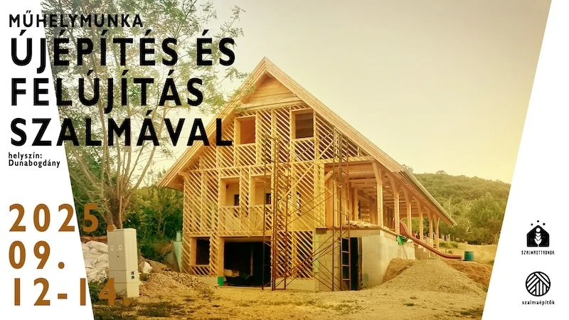 Építés és felújítás szalmával műhelymunka