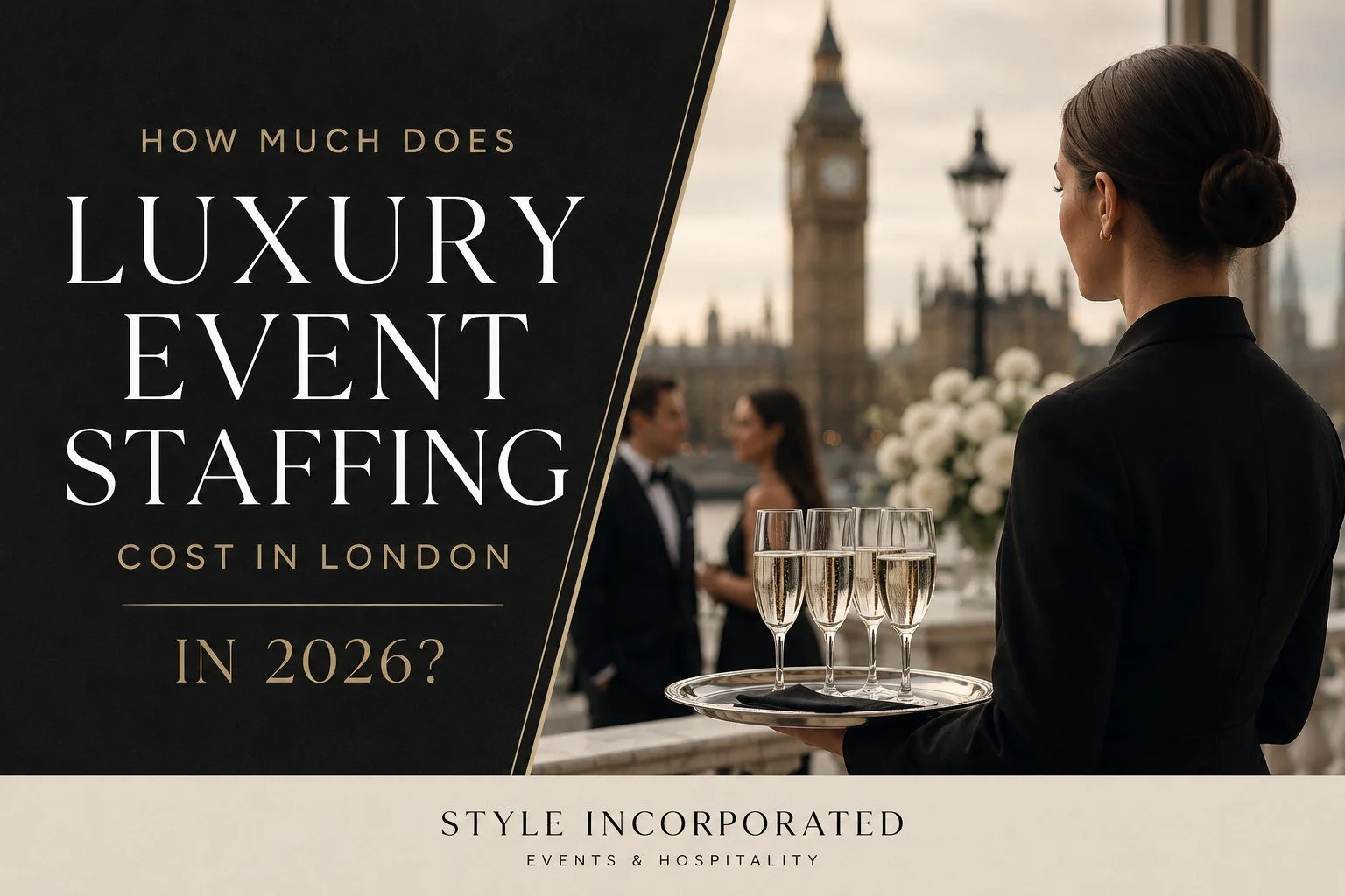 How Much Does Luxury Event Staffing Cost in London in 2026?