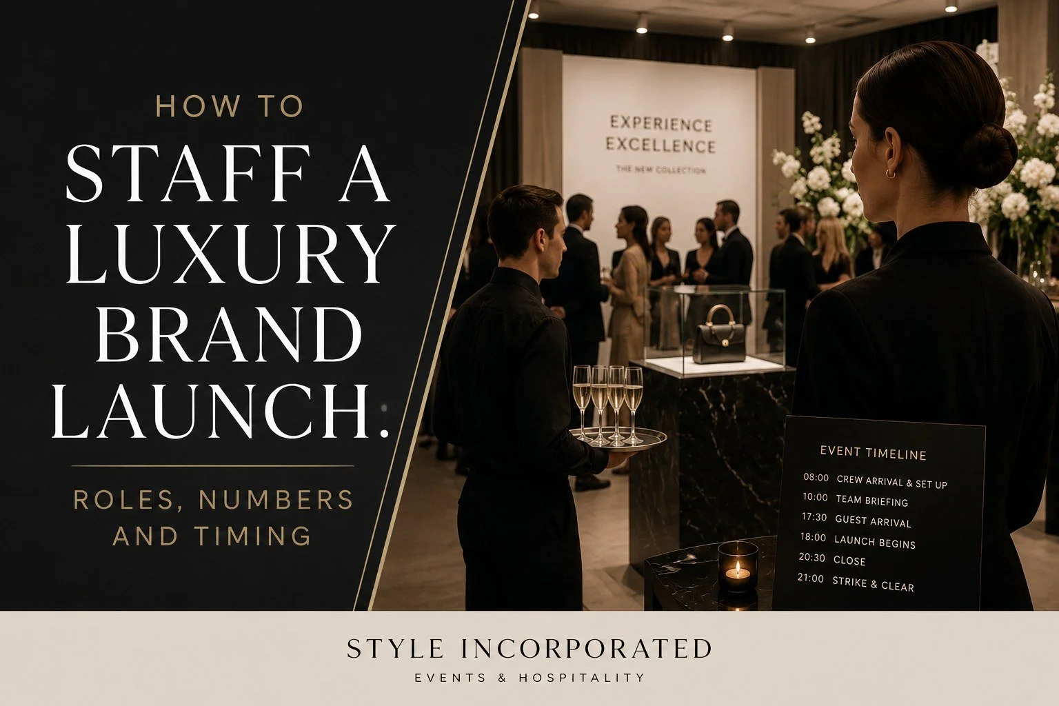 How to Staff a Luxury Brand Launch: Roles, Numbers and Timing