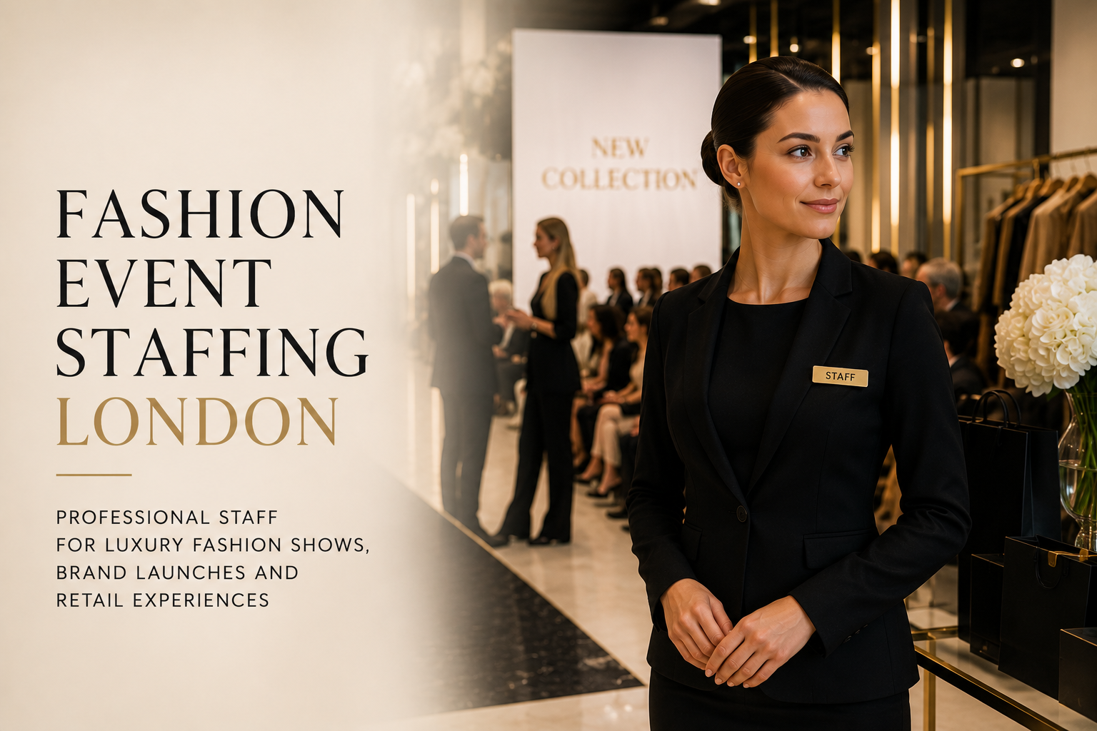 Fashion Event Staffing London: Professional Staff for Luxury Fashion Shows, Brand Launches and Retail Experiences