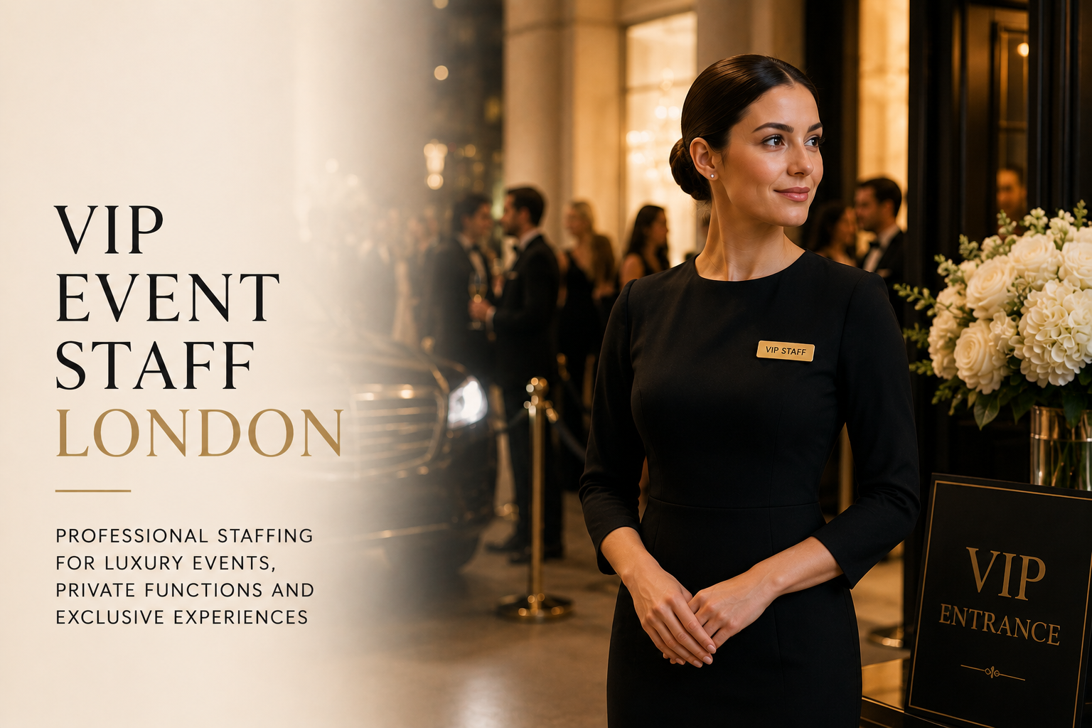VIP Event Staff London: Professional Staffing for Luxury Events, Private Functions and Exclusive Experiences