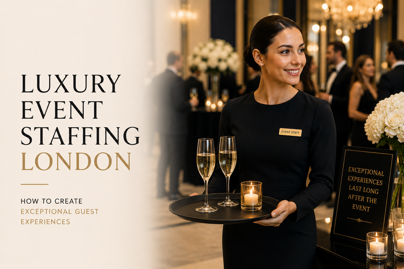 Luxury Event Staffing London: How to Create Exceptional Guest Experiences