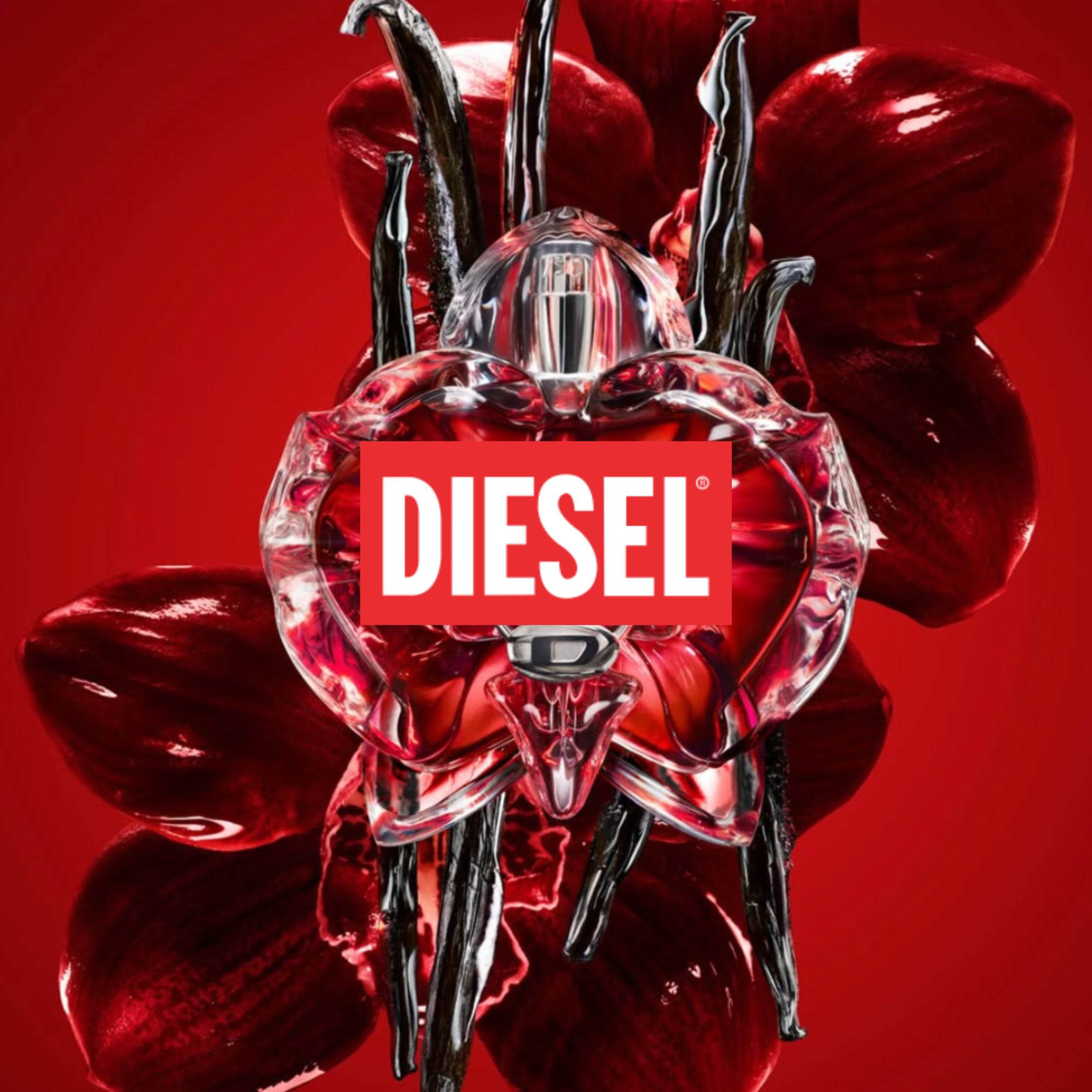 Diesel Fragrances are known for bold, edgy, and non-conformist scents housed in provocative, industrial-inspired bottles. Their new women's-only fragrance, Only Desire Eau de Parfum, introduces a striking orchid-shaped glass bottle pierced with a met