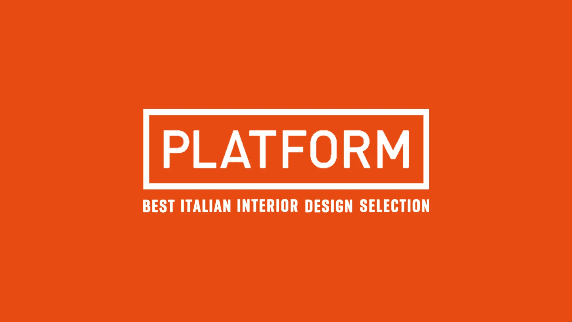 PLATFORM Best Italian Interior Design 