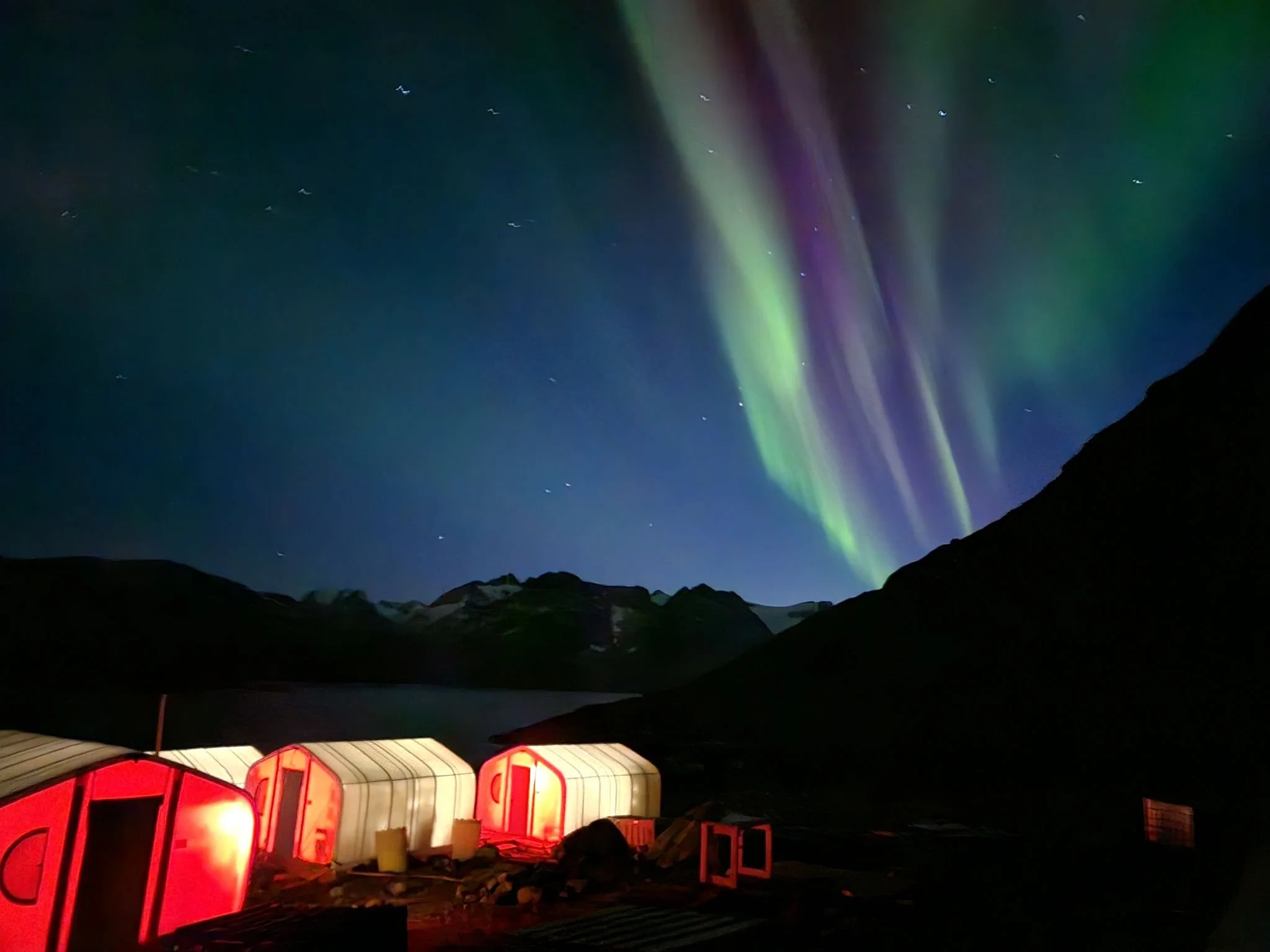 Hole measurement studies in Greenland
