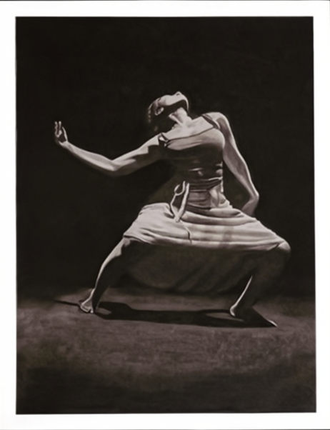 Johan Steinberg - Dancing in the dark II - Charcoal on Fabriano - R14 000 excl VAT