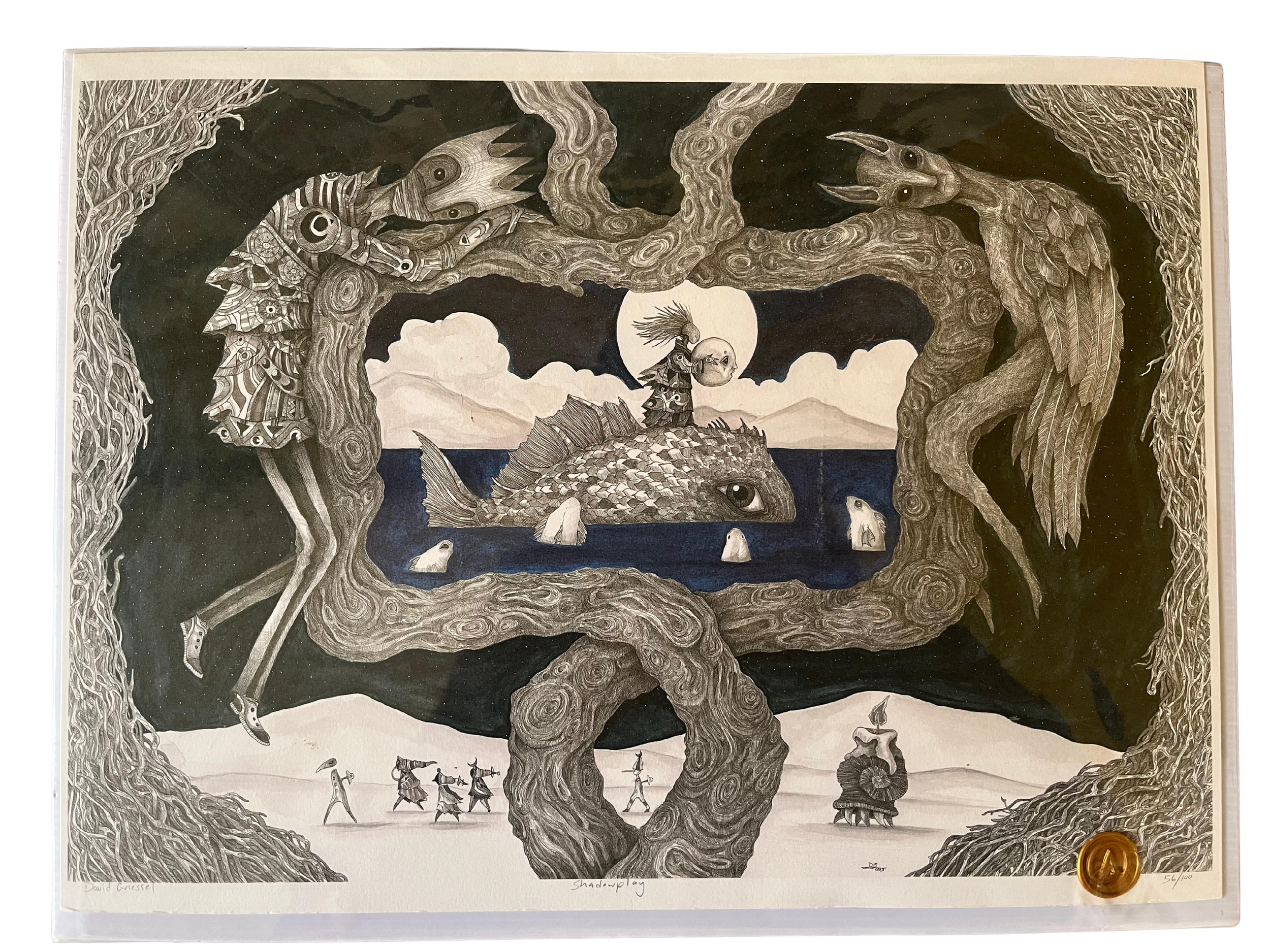 David Griessel - Shadowplay - A3 - Animated print - ZAR 2 750 excl VAT