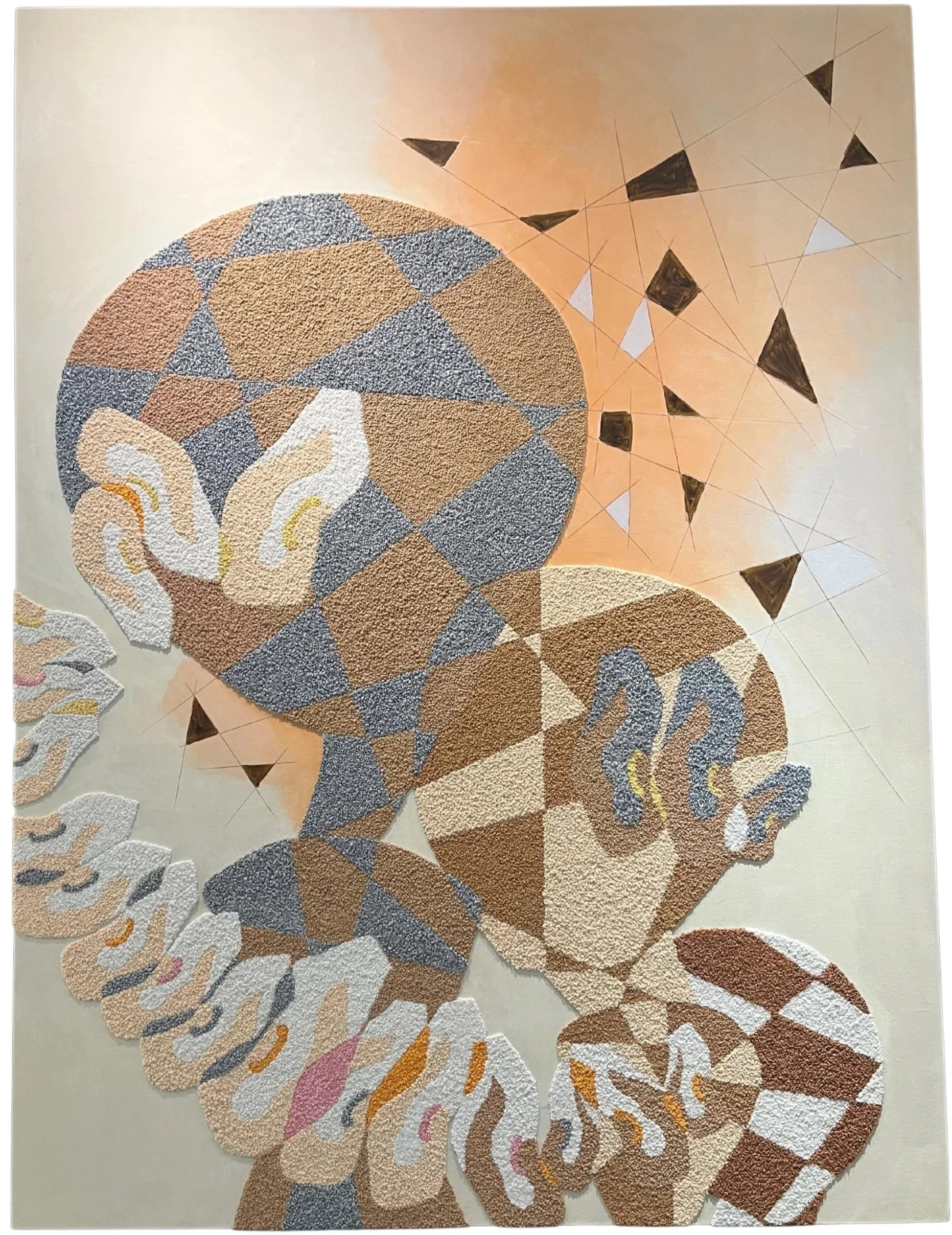 Ilja Visser - Beneath the Spoken - 194 x 145 cm - Mixed media on canvas - ZAR 180 000 excl VAT