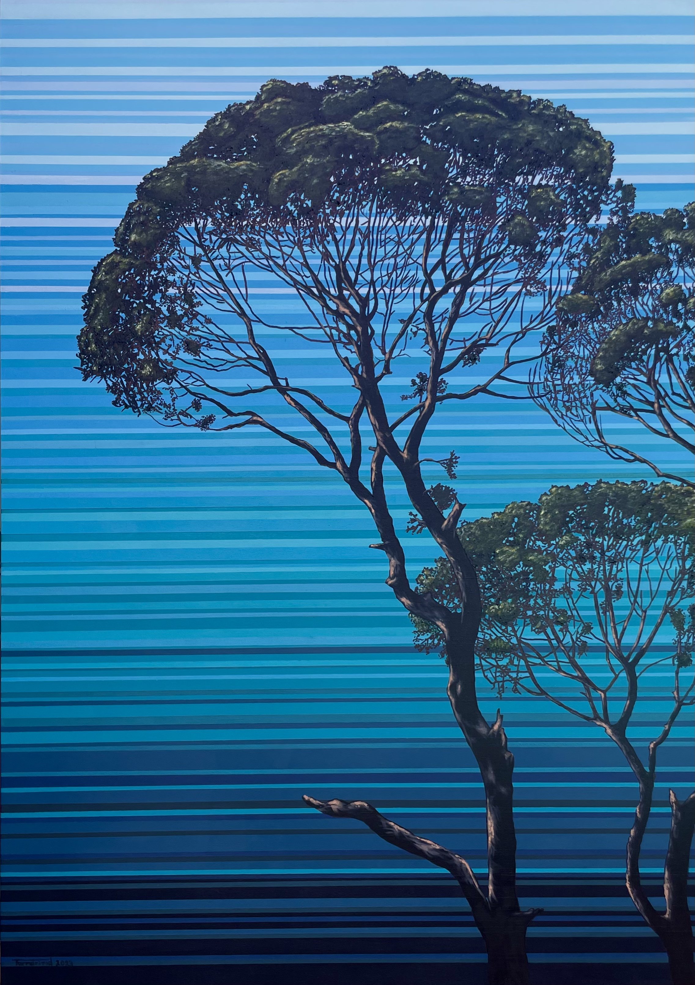 Tamarind Schultz - Into the blue - Oil on canvas - R17 850