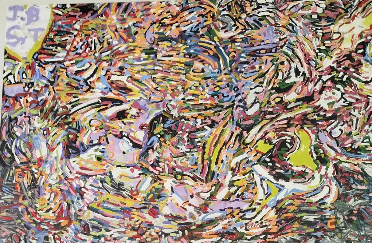 Melissa Fontini - softly reconnecting - 95 cm x 133 cm - Oil on canvas - R31 500 excl VAT